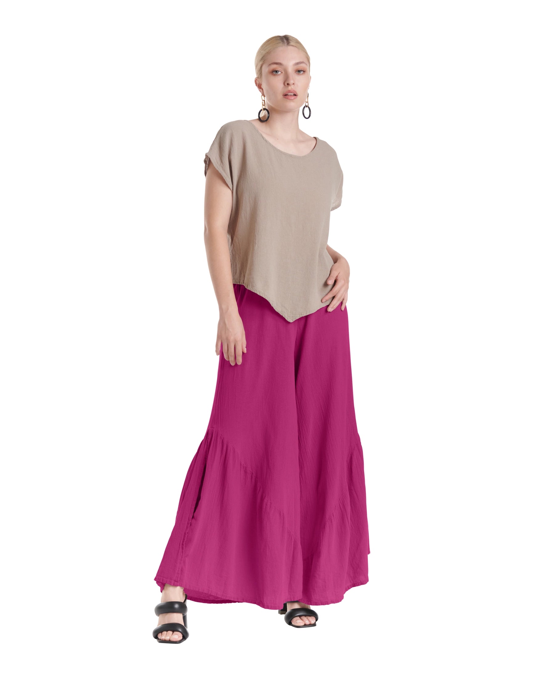 Breeze Cotton Gauze Pants-Oh My Gauze