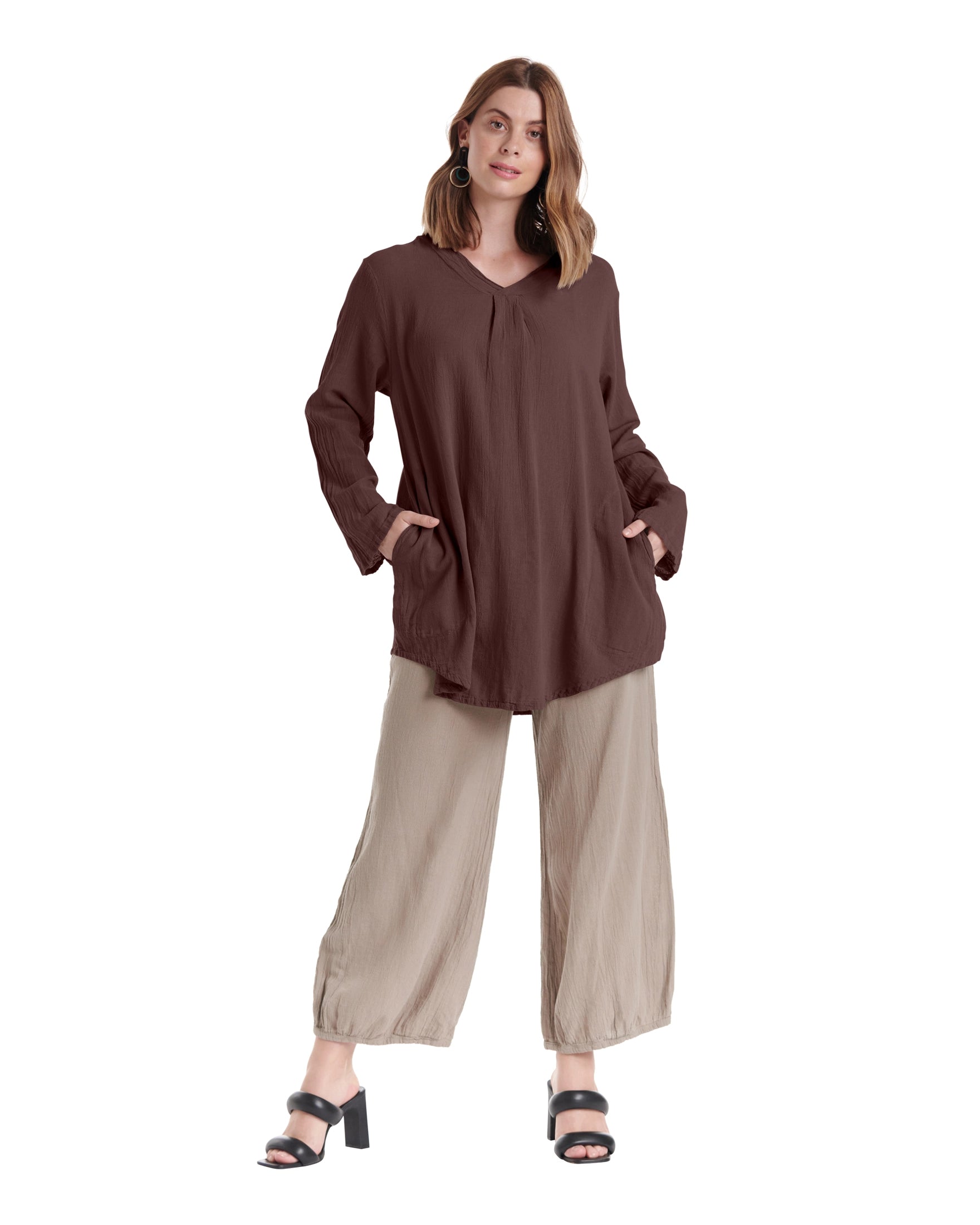 Brunch Cotton Gauze Blouse – New Arrival-Oh My Gauze