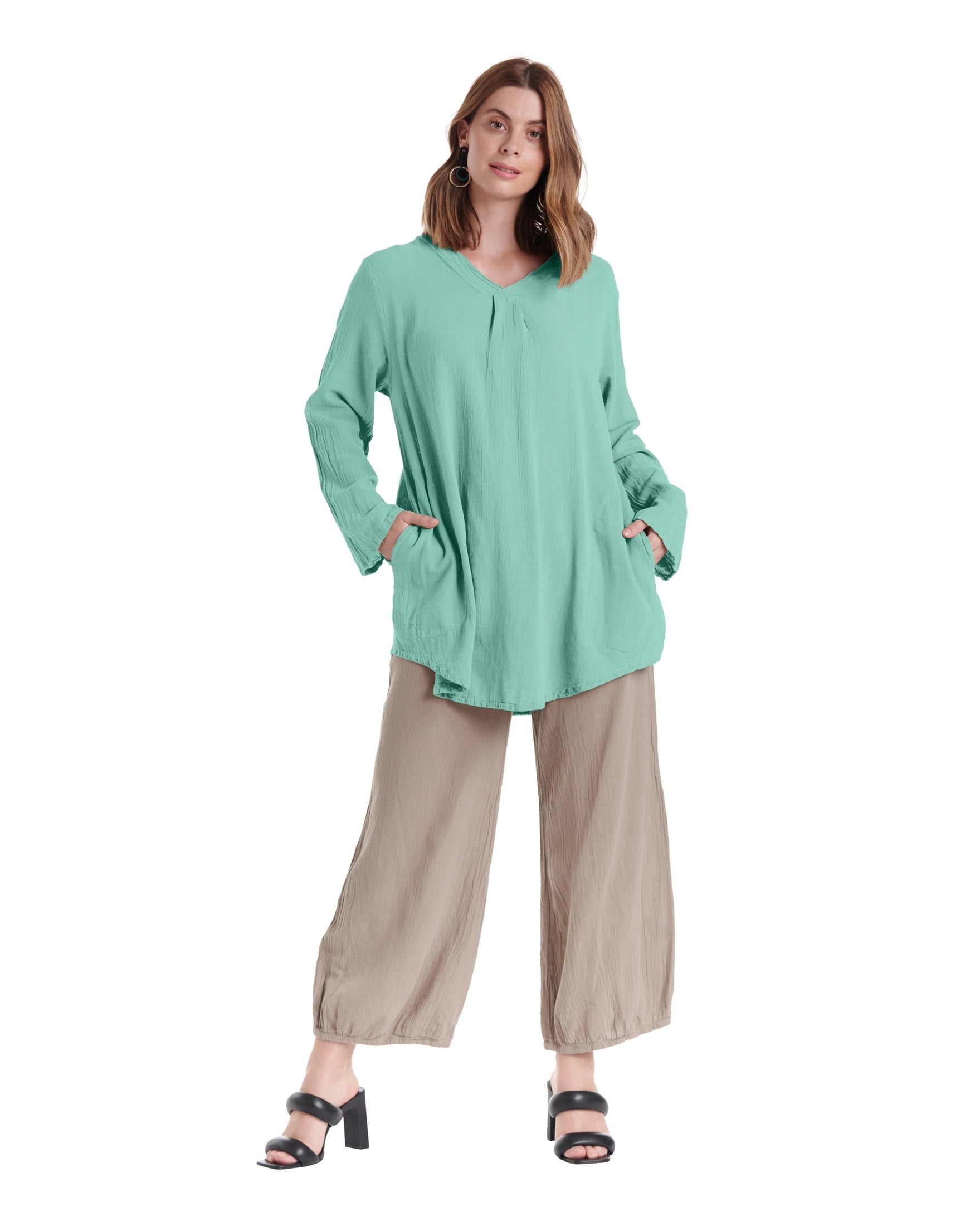 Brunch Cotton Gauze Blouse – New Arrival-Oh My Gauze