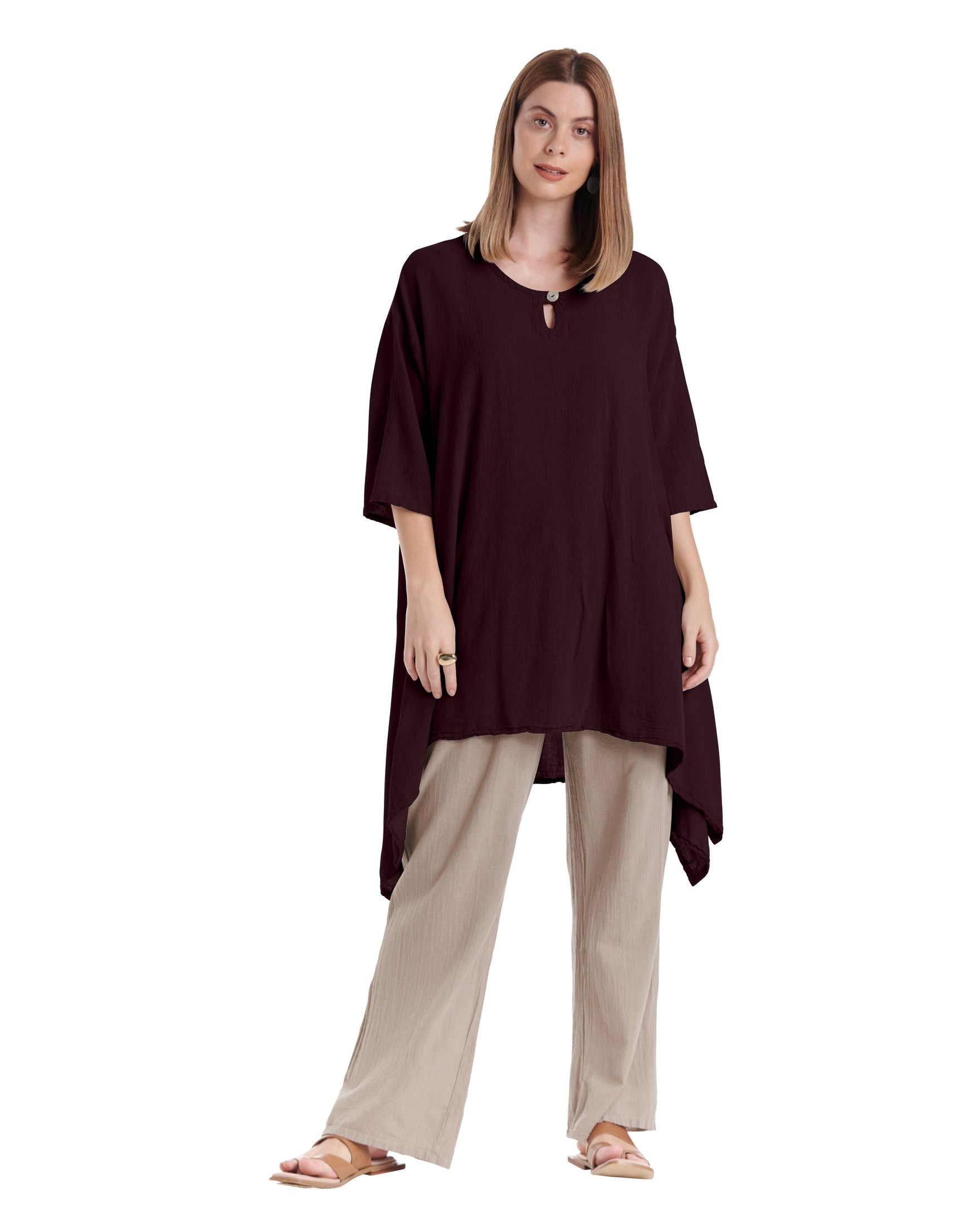 Bunny Cotton Gauze Blouse-Oh My Gauze