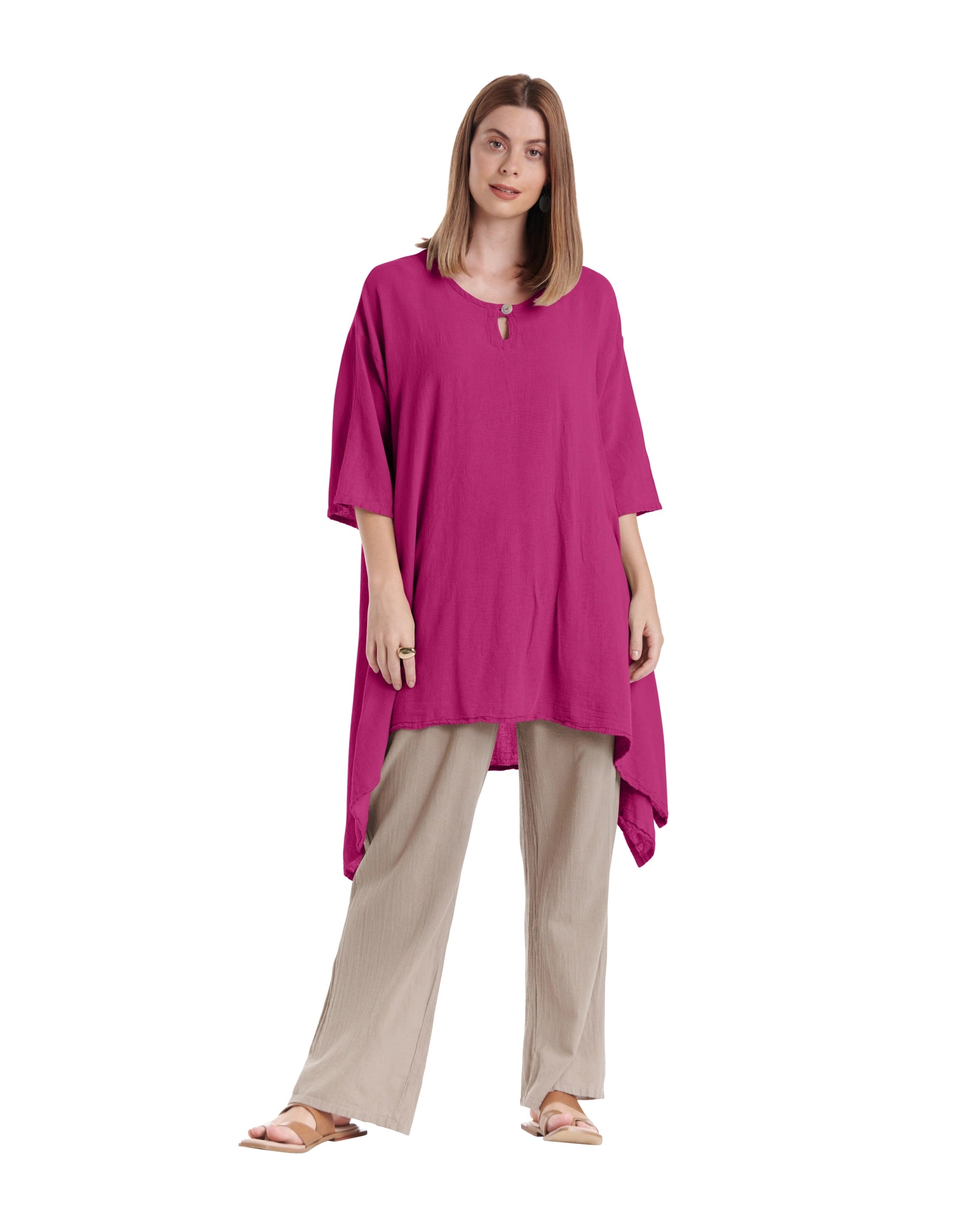 Bunny Cotton Gauze Blouse-Oh My Gauze