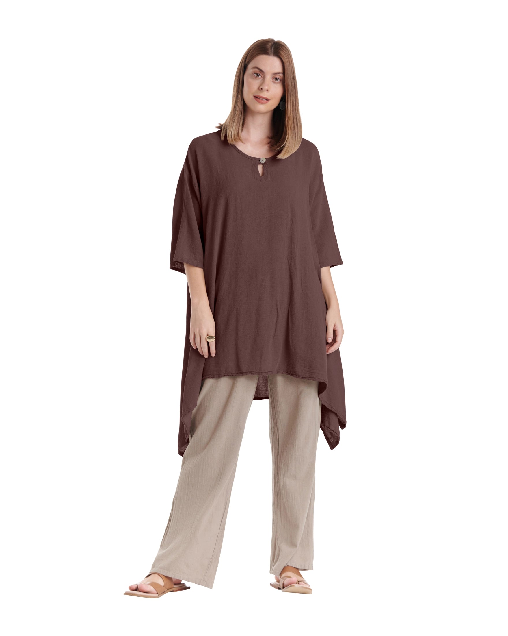 Bunny Cotton Gauze Blouse-Oh My Gauze