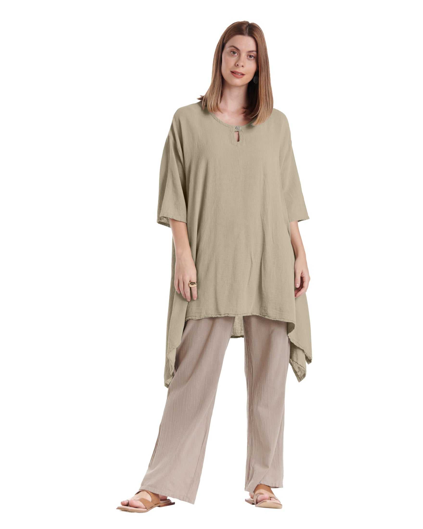 Bunny Cotton Gauze Blouse-Oh My Gauze