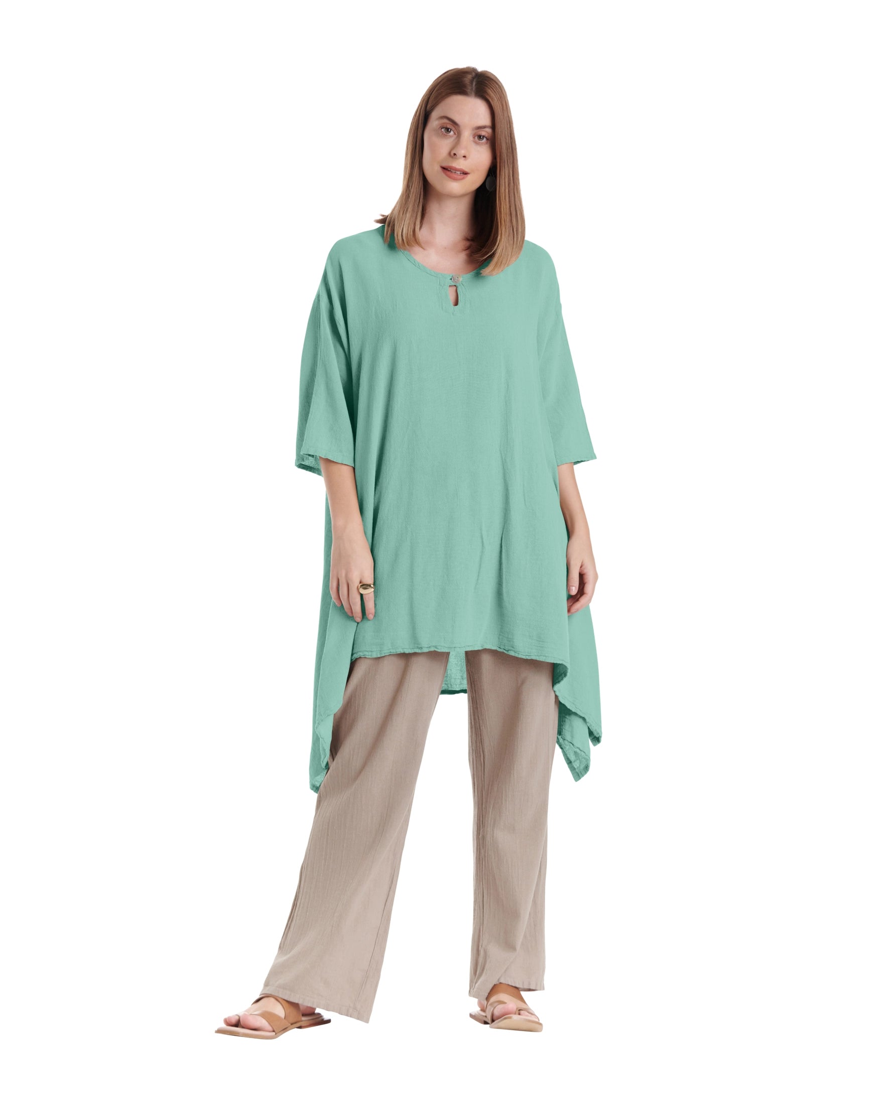 Bunny Cotton Gauze Blouse-Oh My Gauze