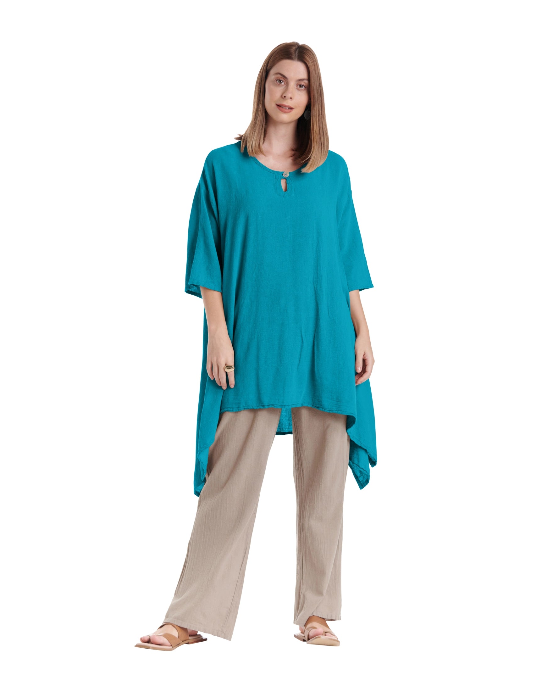 Bunny Cotton Gauze Blouse-Oh My Gauze