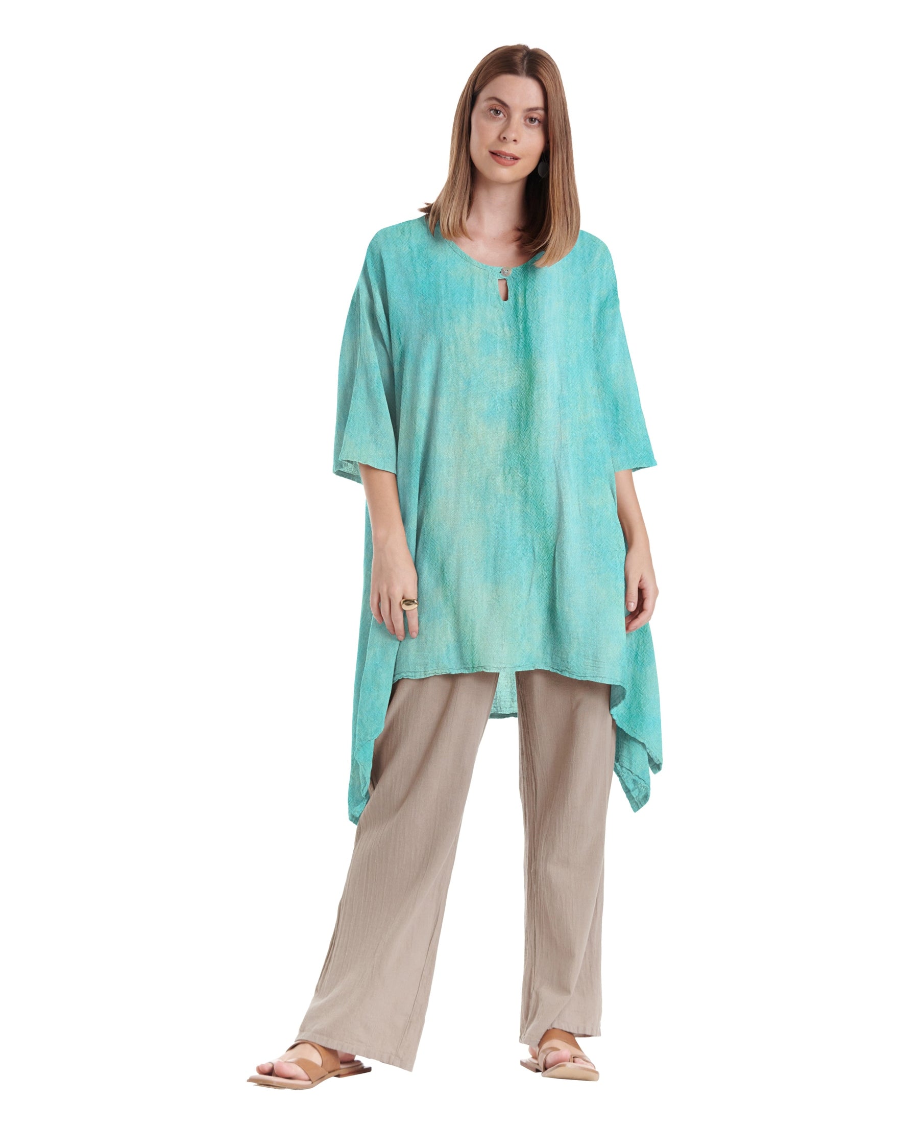 Bunny Cotton Gauze Blouse-Oh My Gauze