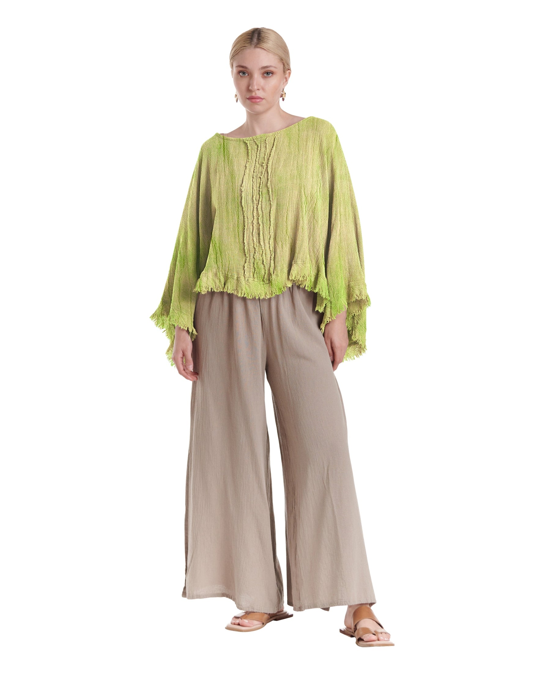 Calypso Cotton Gauze Blouse-Oh My Gauze