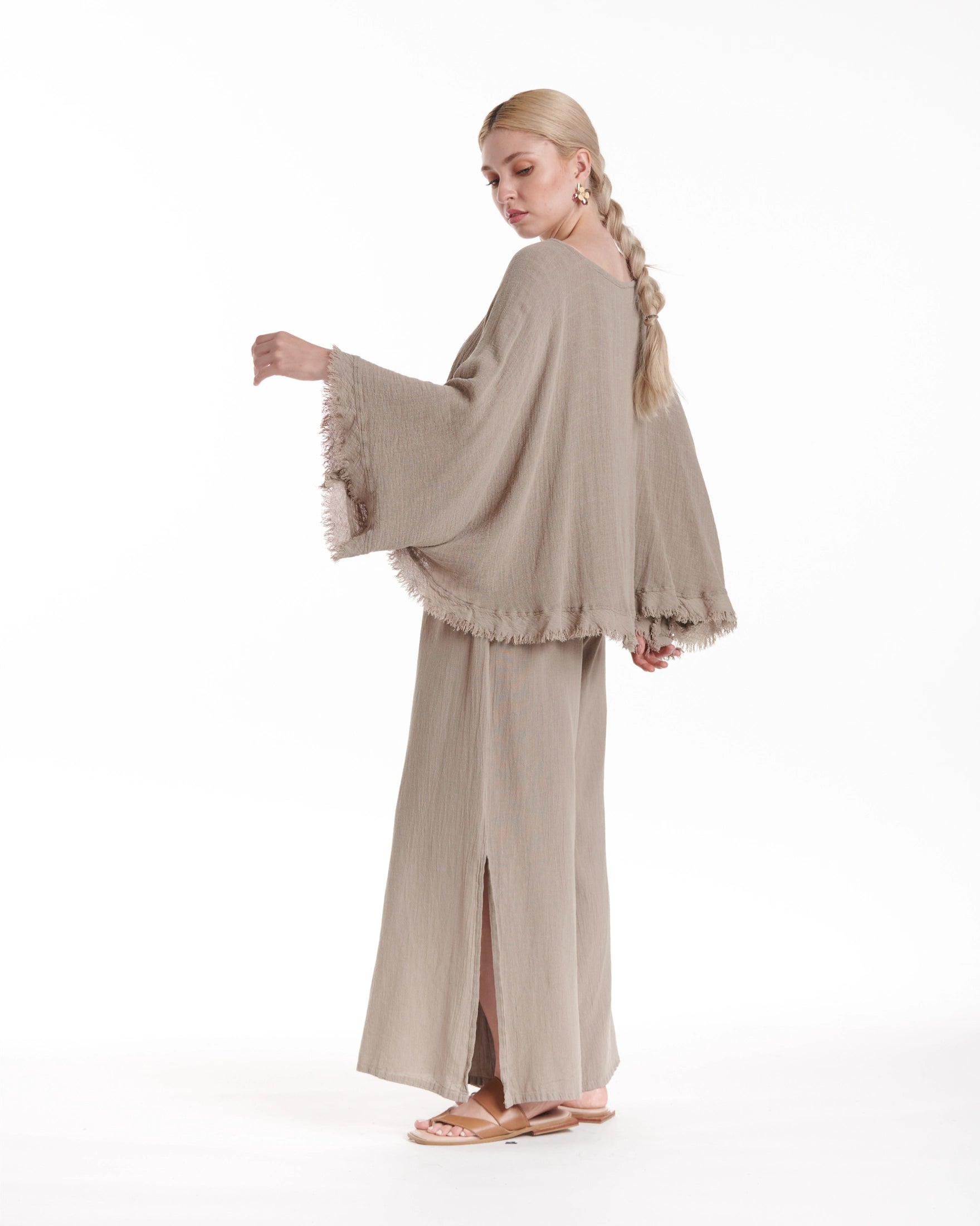 Calypso Cotton Gauze Blouse-Oh My Gauze