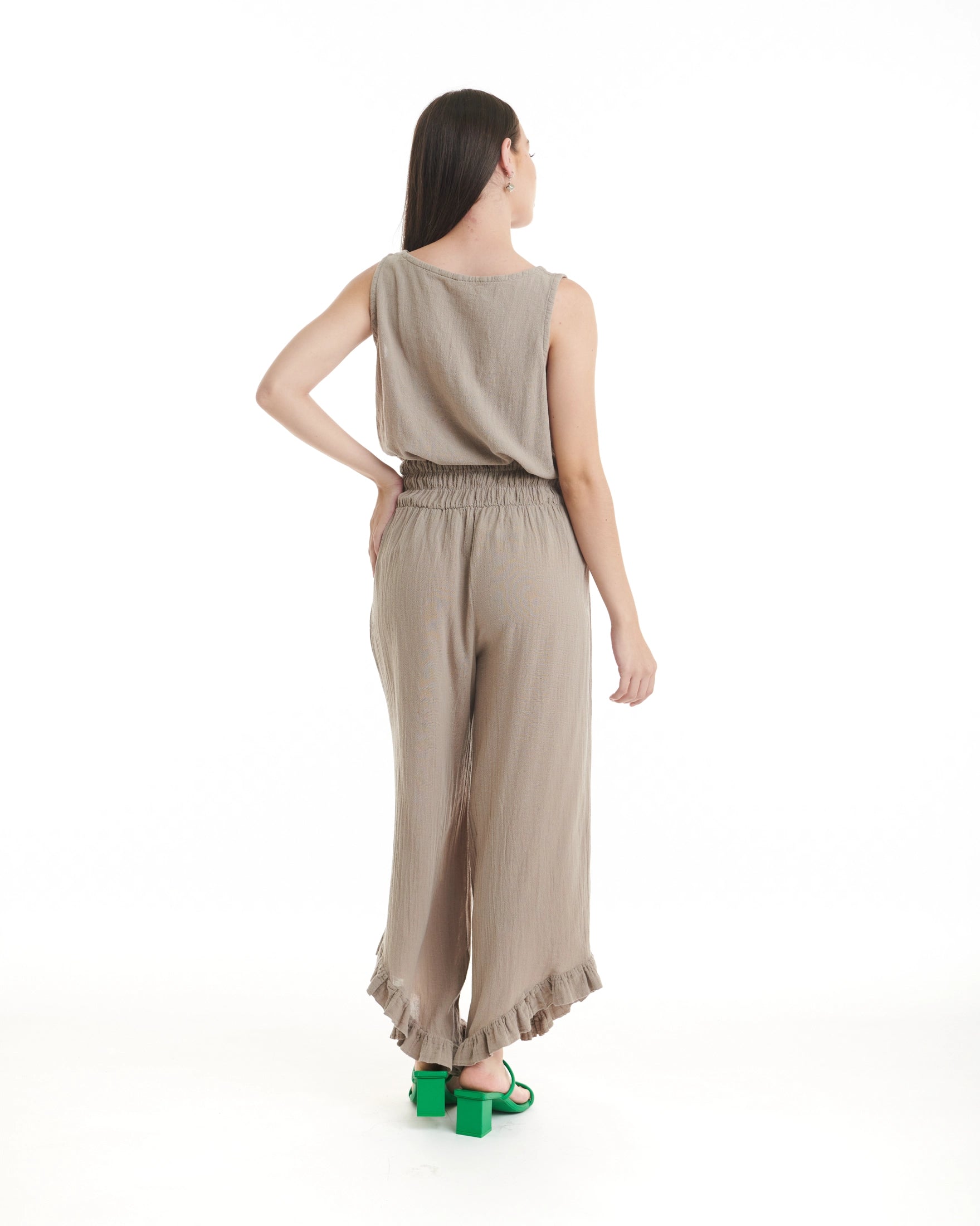 Cha Cha Cotton Gauze Pants - New-Oh My Gauze