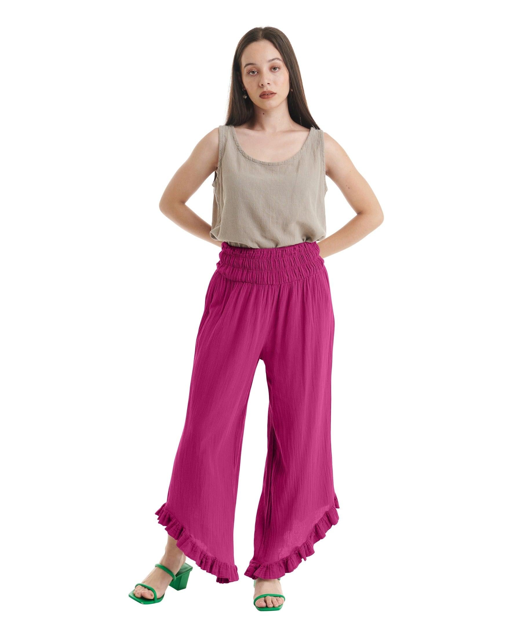 Cha Cha Cotton Gauze Pants-Oh My Gauze