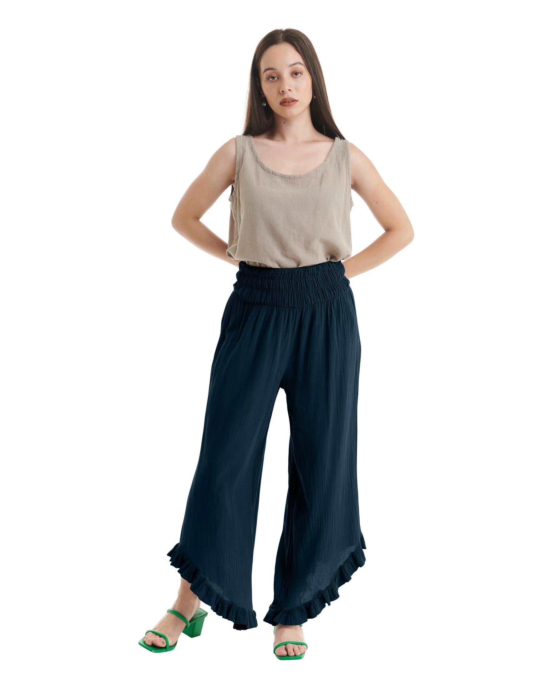 Cha Cha Cotton Gauze Pants-Oh My Gauze