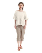 Chappy Cotton Gauze Blouse-Oh My Gauze