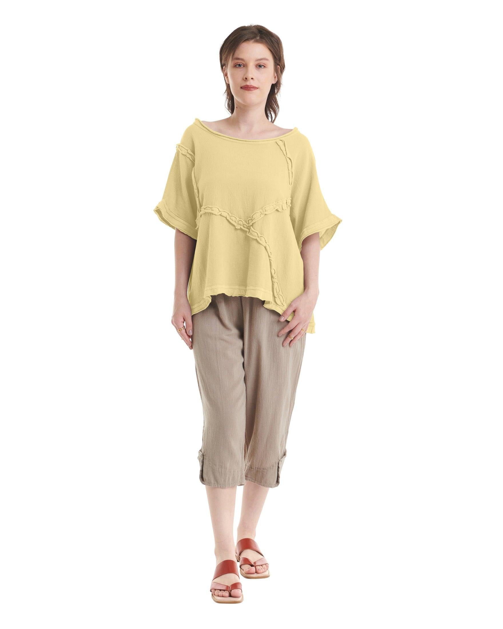 Chappy Cotton Gauze Blouse-Oh My Gauze