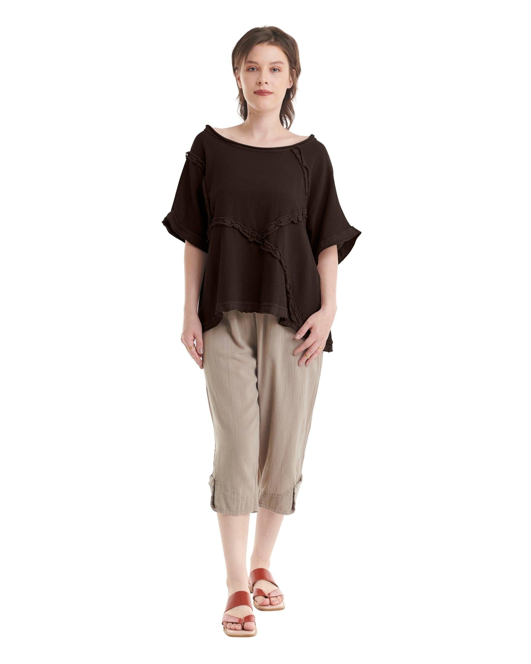 Chappy Cotton Gauze Blouse-Oh My Gauze