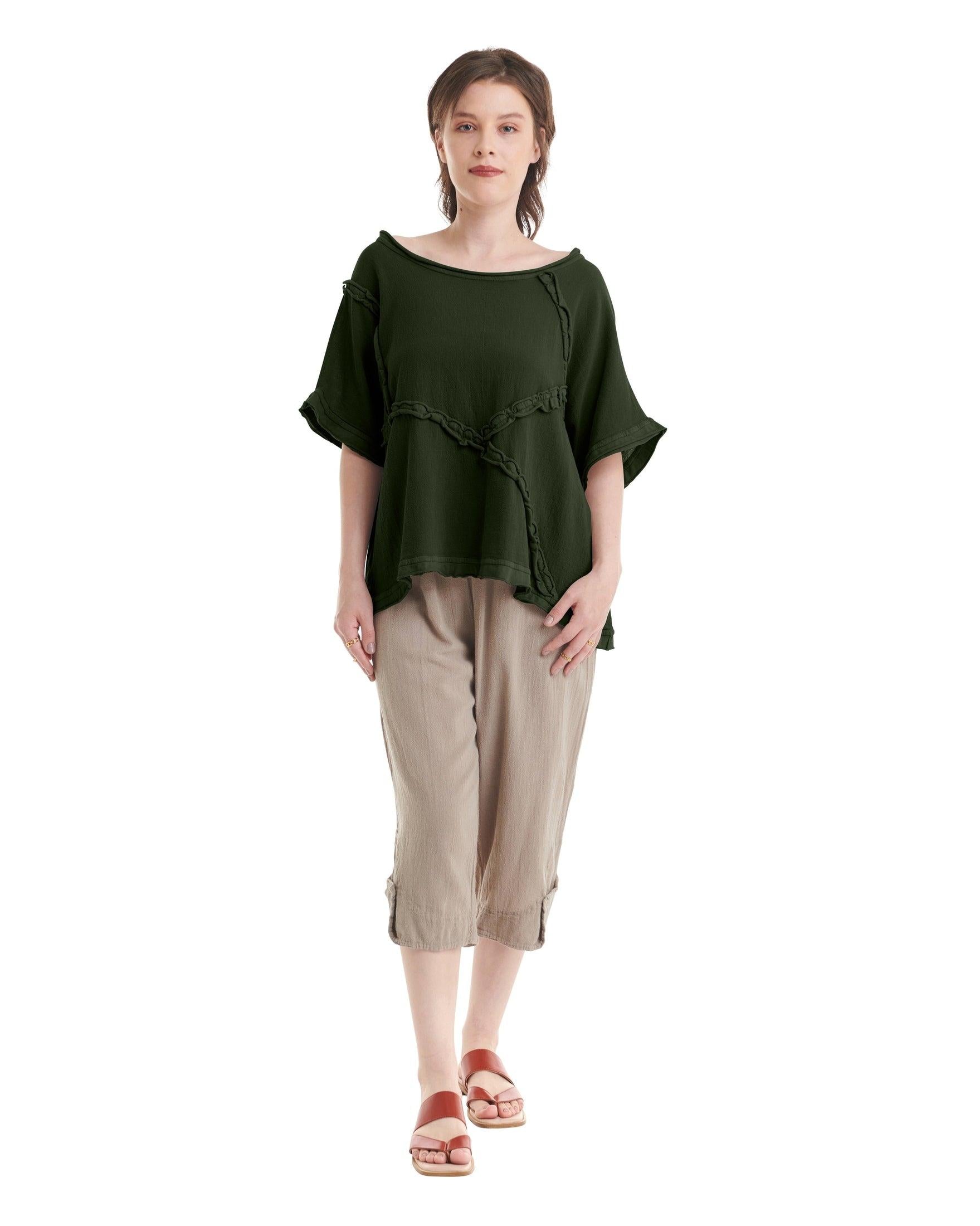 Chappy Cotton Gauze Blouse-Oh My Gauze