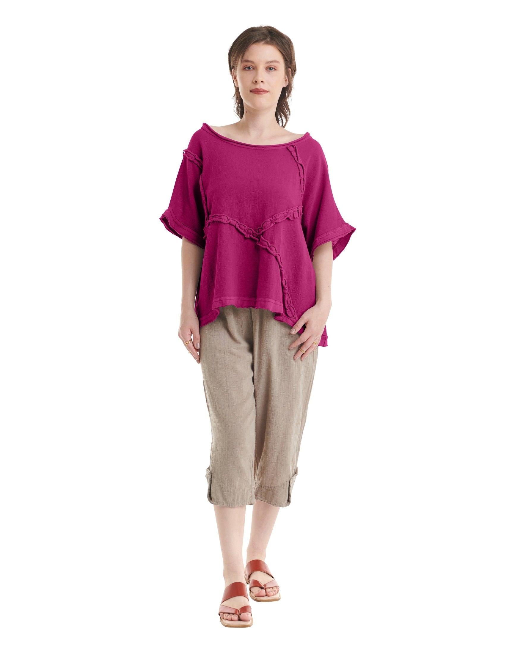 Chappy Cotton Gauze Blouse-Oh My Gauze