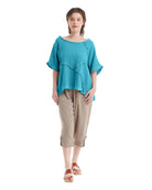 Chappy Cotton Gauze Blouse-Oh My Gauze
