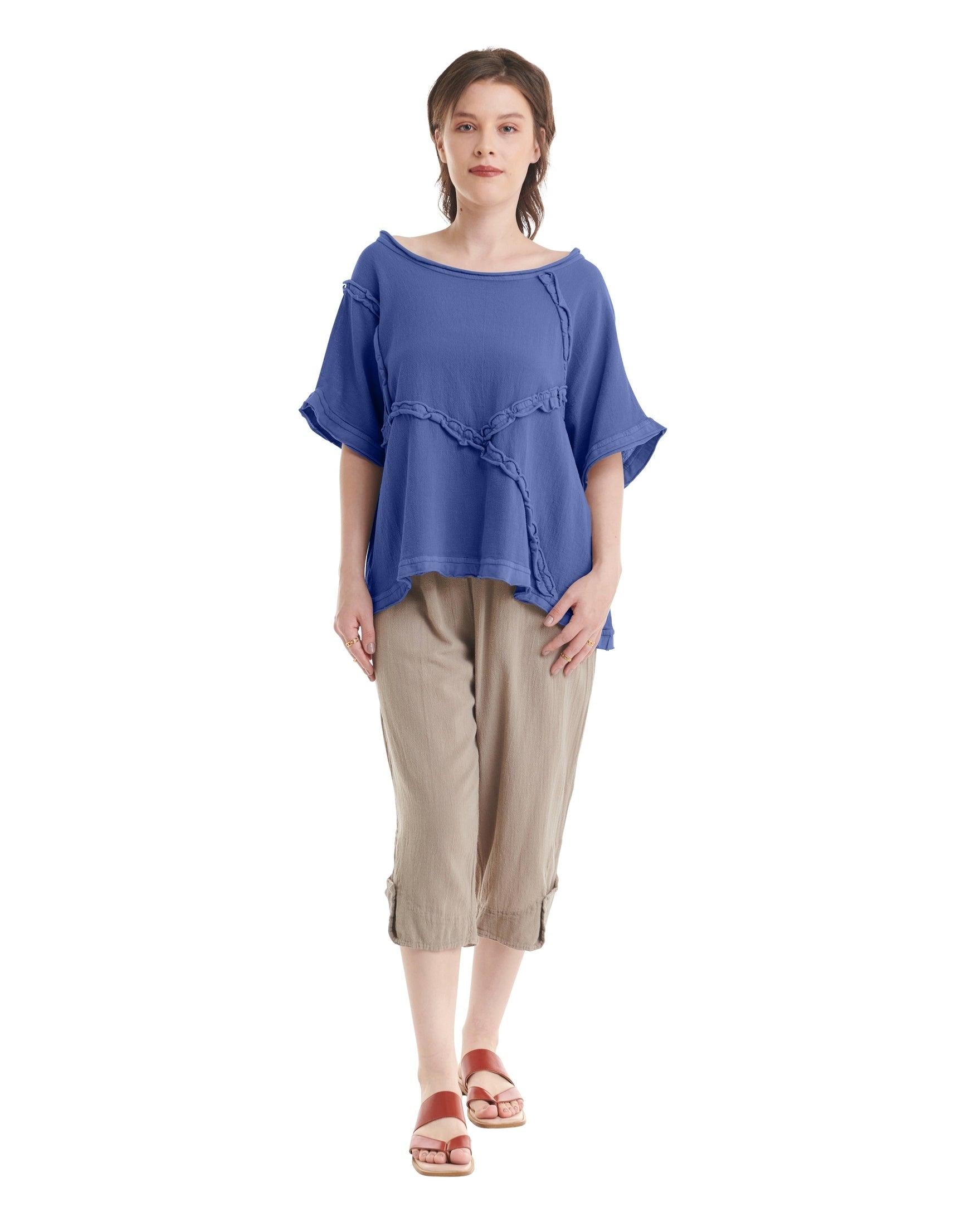 Chappy Cotton Gauze Blouse-Oh My Gauze