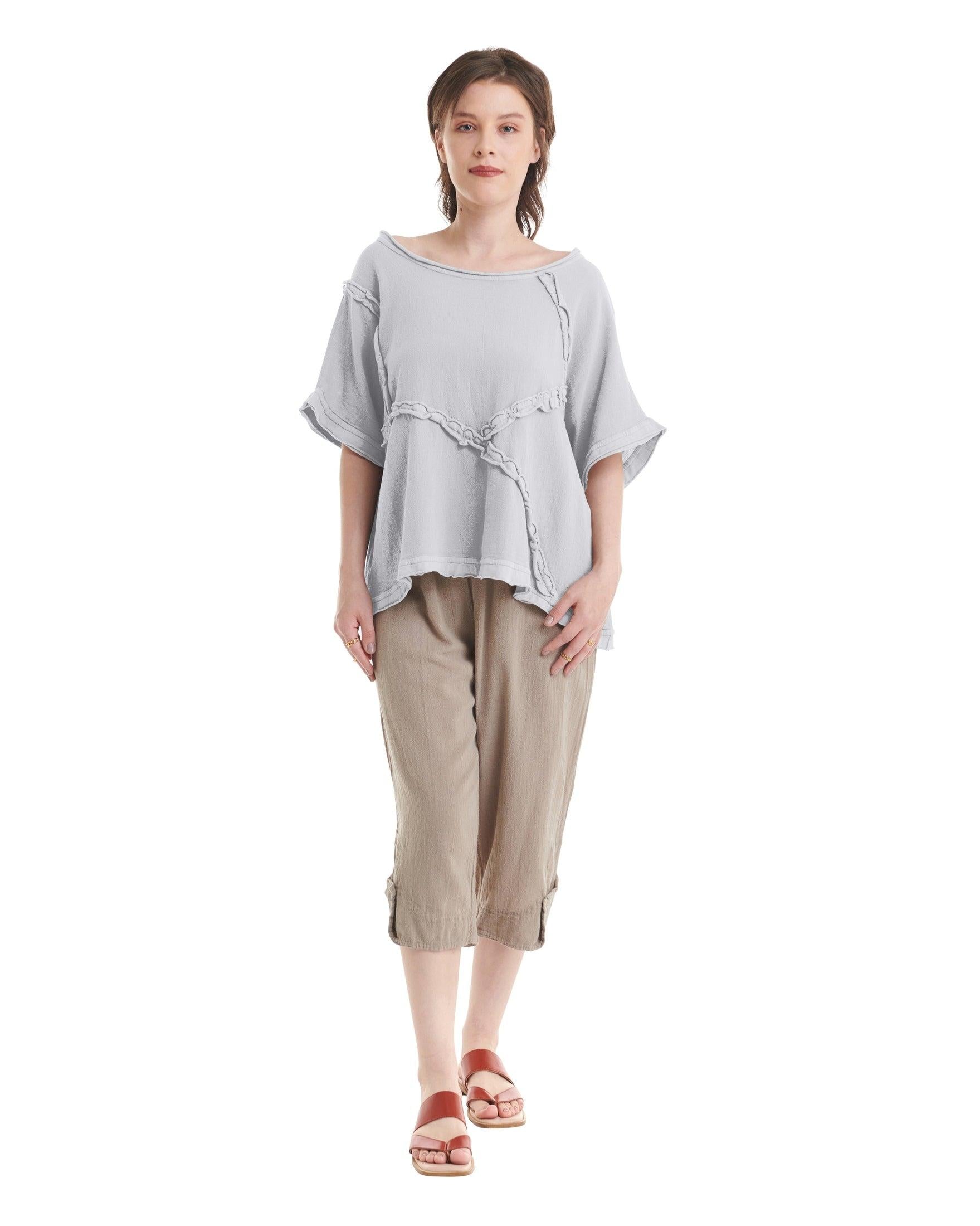 Chappy Cotton Gauze Blouse-Oh My Gauze