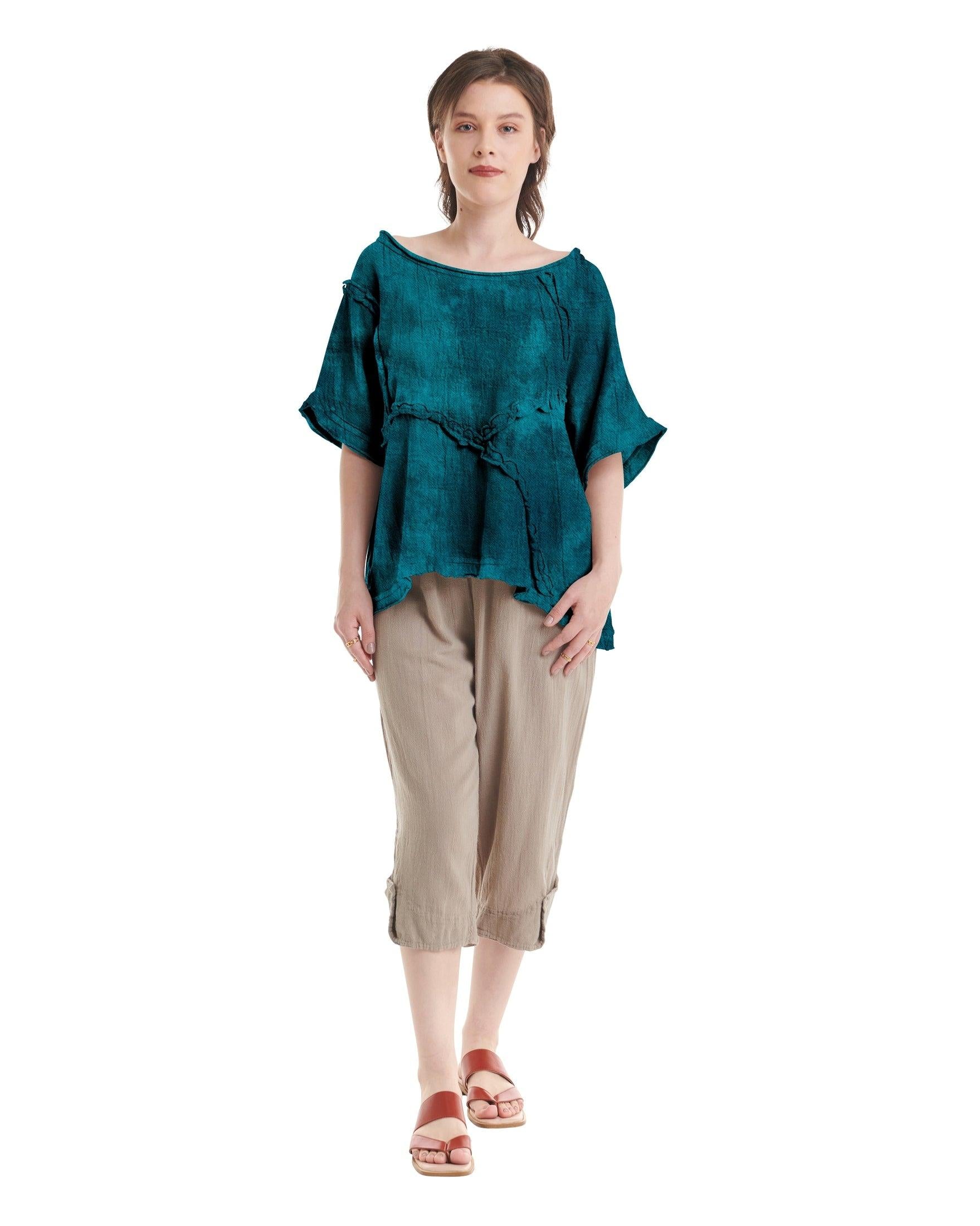 Chappy Cotton Gauze Blouse-Oh My Gauze