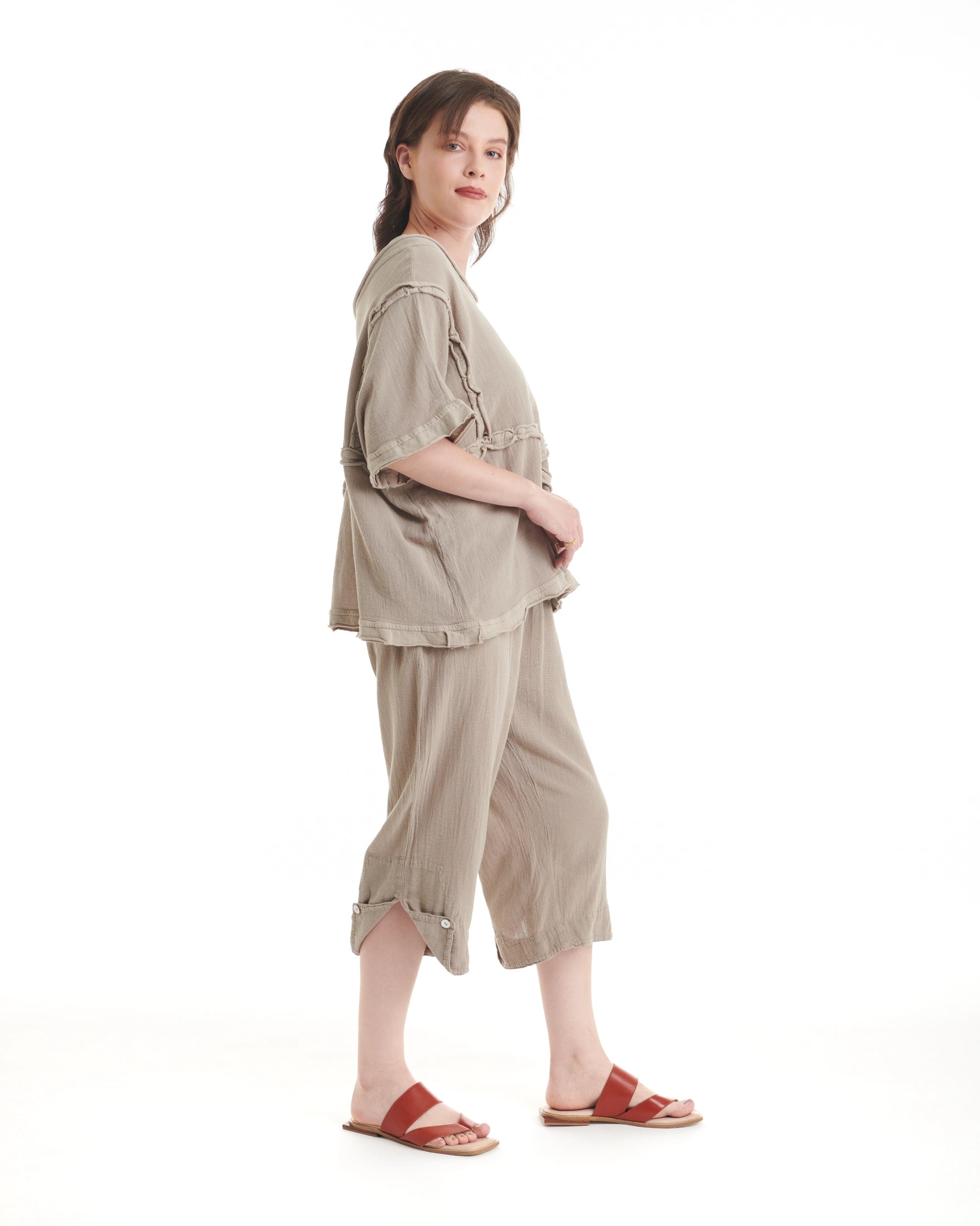 Chappy Cotton Gauze Blouse - New-Oh My Gauze