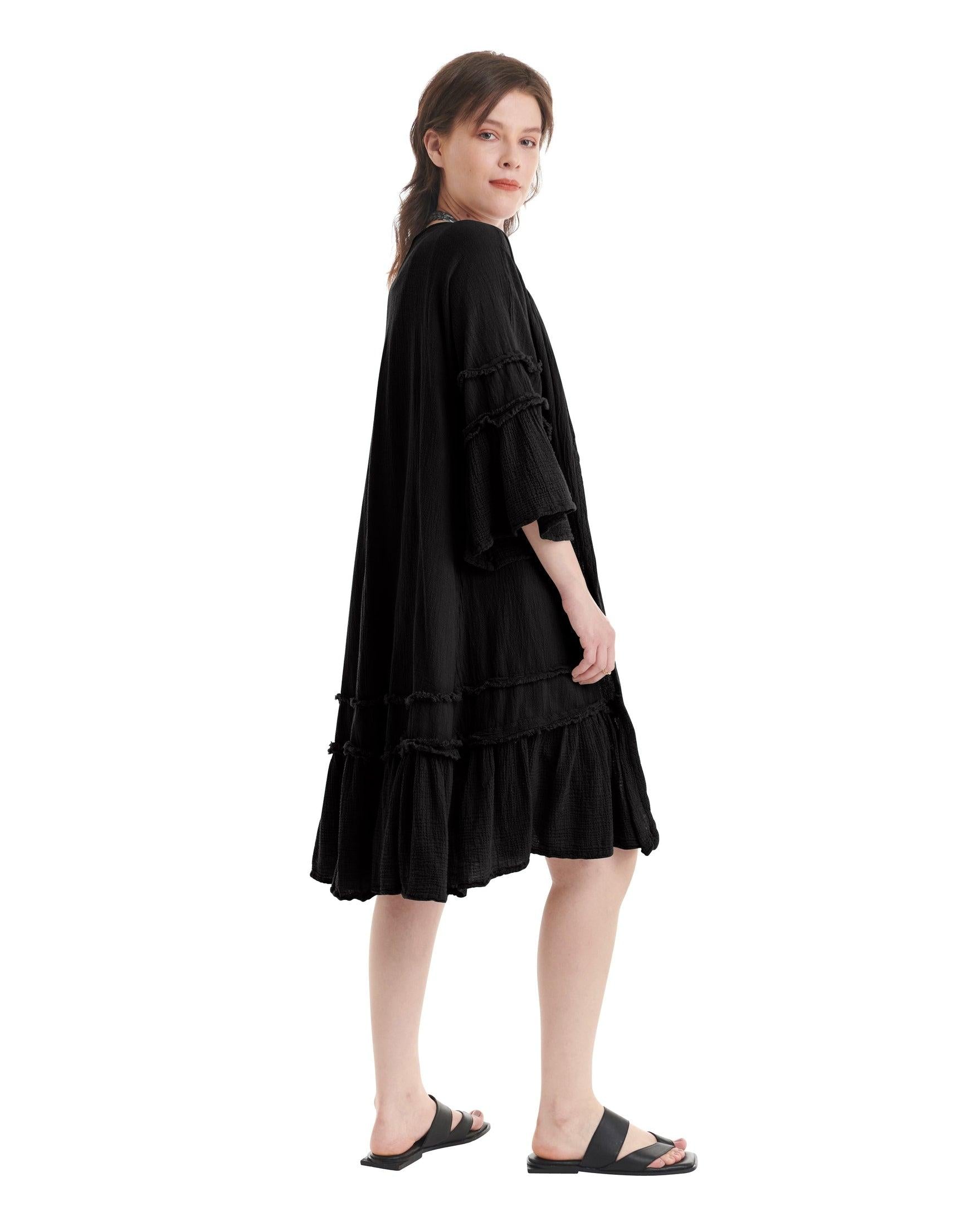 Chic Cotton Gauze Jacket-Oh My Gauze