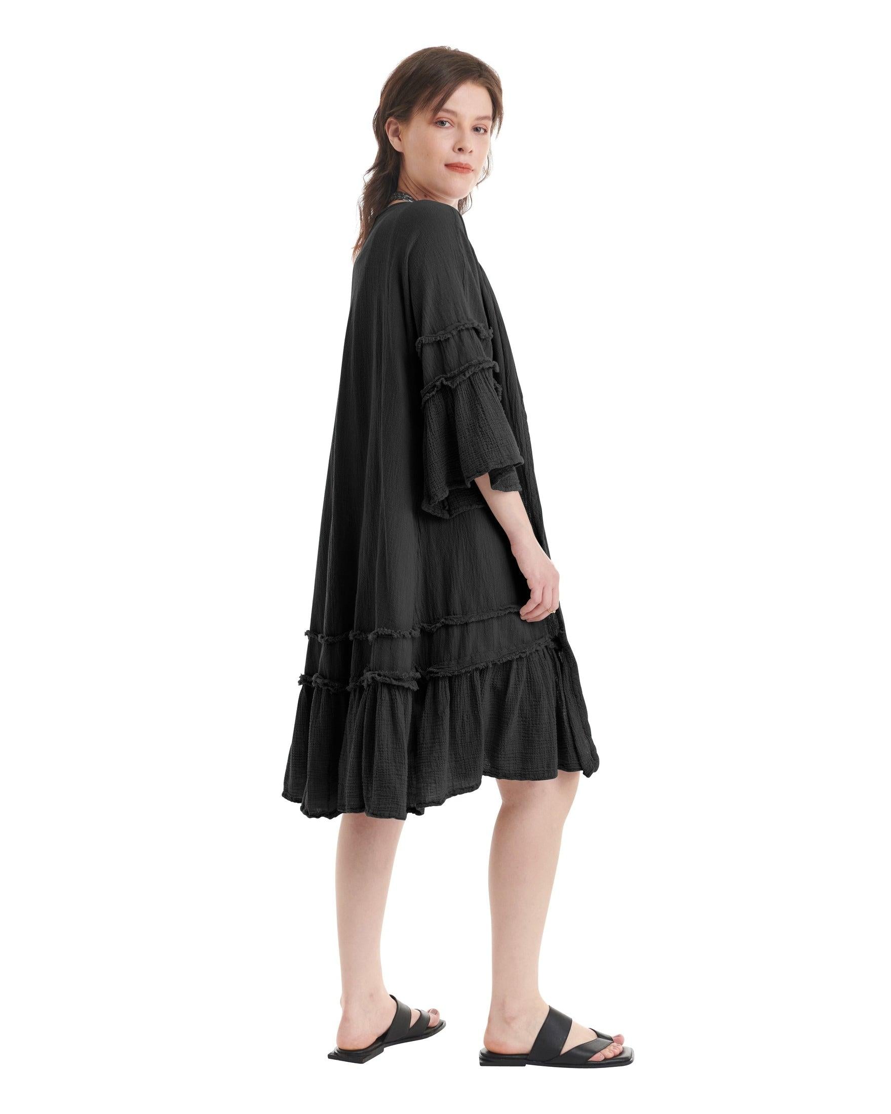 Chic Cotton Gauze Jacket-Oh My Gauze