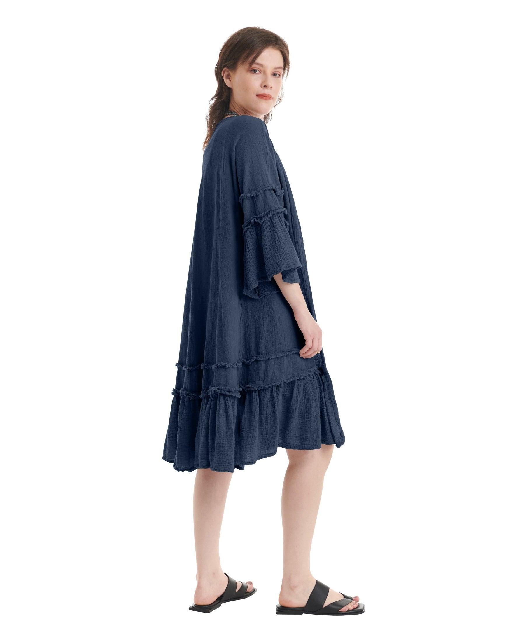 Chic Cotton Gauze Jacket-Oh My Gauze