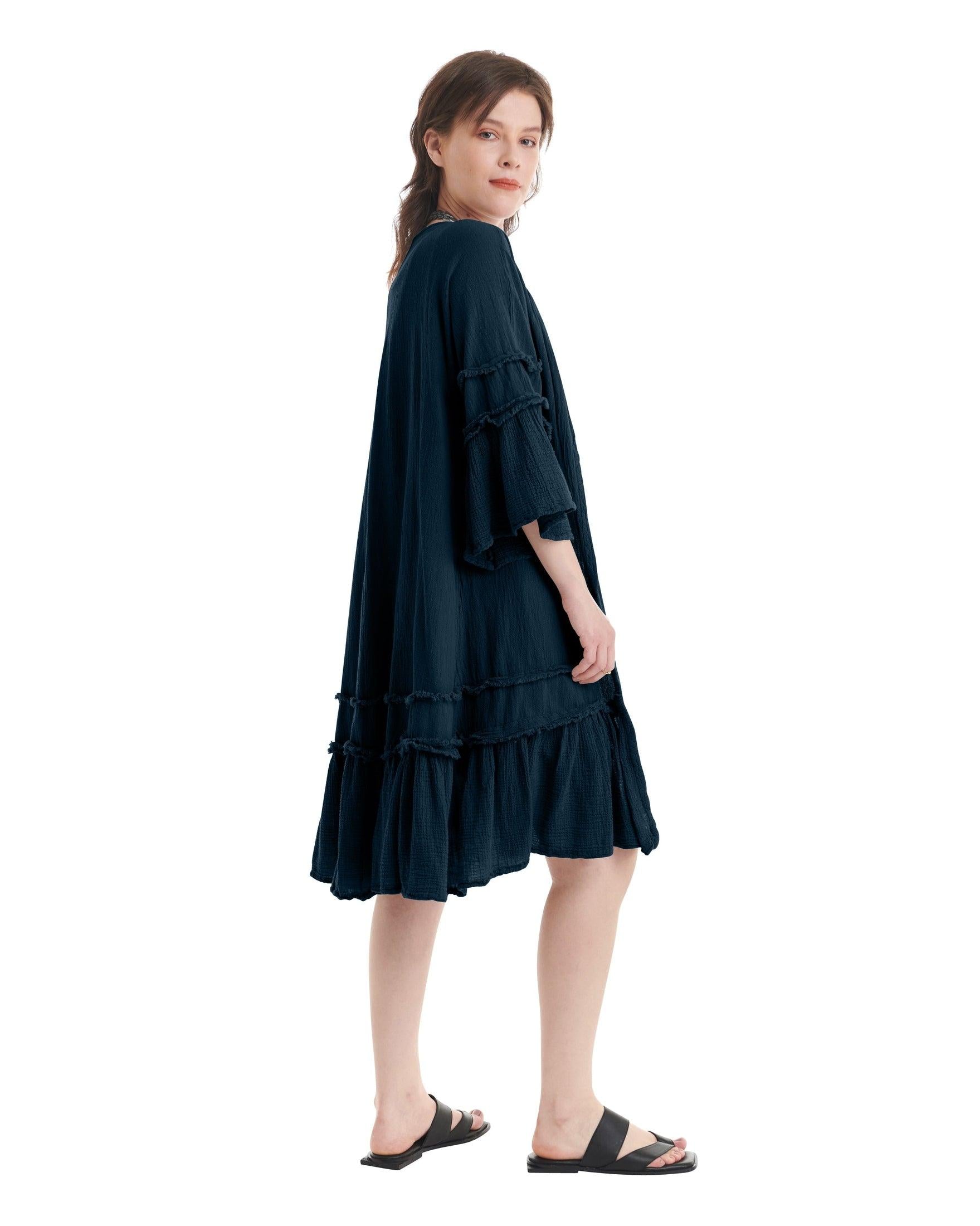 Chic Cotton Gauze Jacket-Oh My Gauze