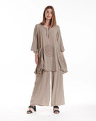 Circle Cotton Gauze Blouse-Oh My Gauze