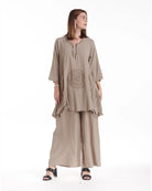 Circle Cotton Gauze Blouse-Oh My Gauze