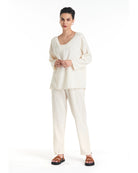 Classic Cotton Gauze Blouse-Oh My Gauze