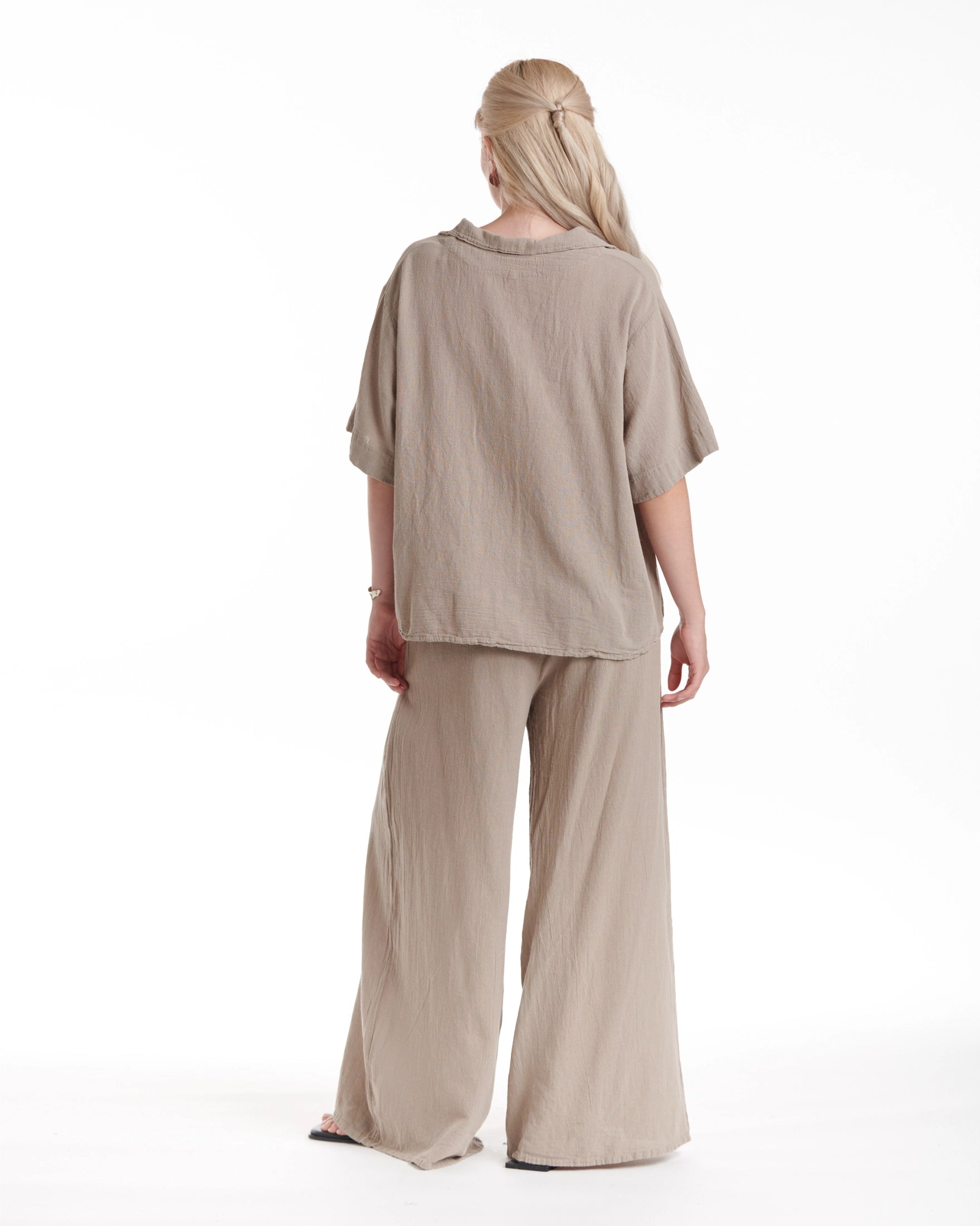 Crush Cotton Gauze Blouse – New Arrival-Oh My Gauze
