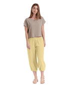 Crystal Cotton Gauze Pants-Oh My Gauze