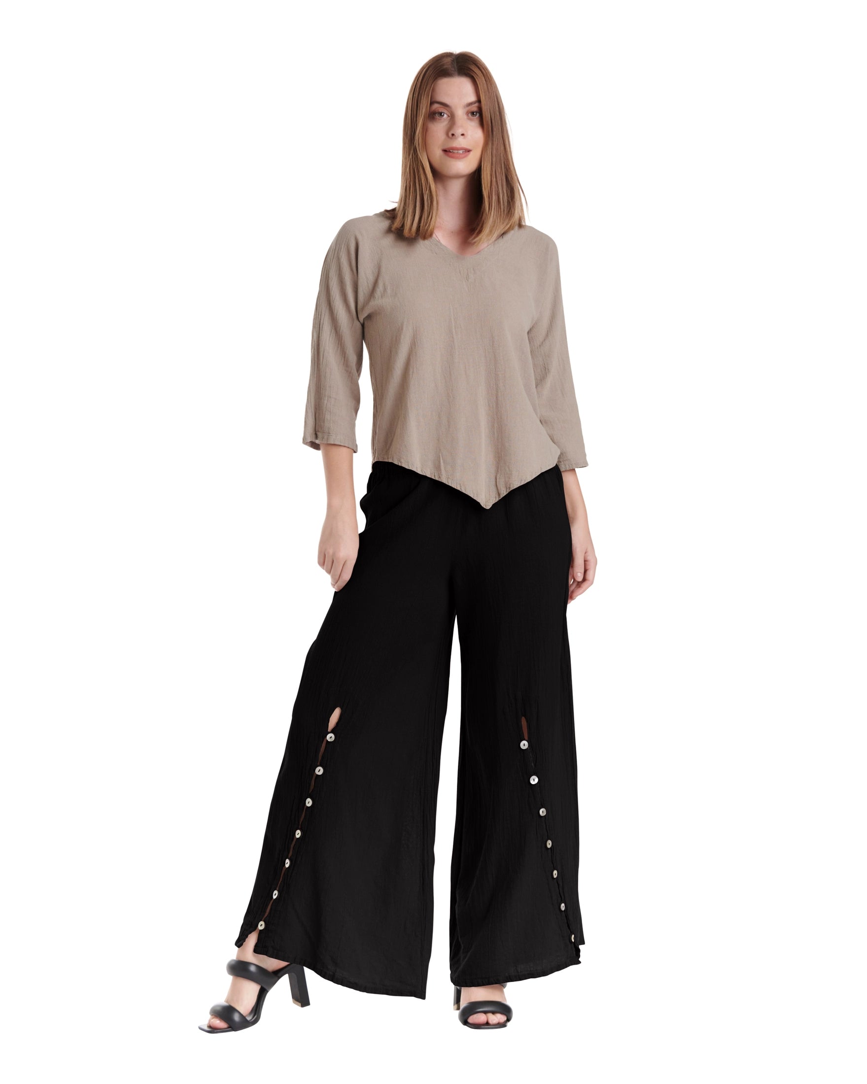 Dallas Cotton Gauze Pants-Oh My Gauze