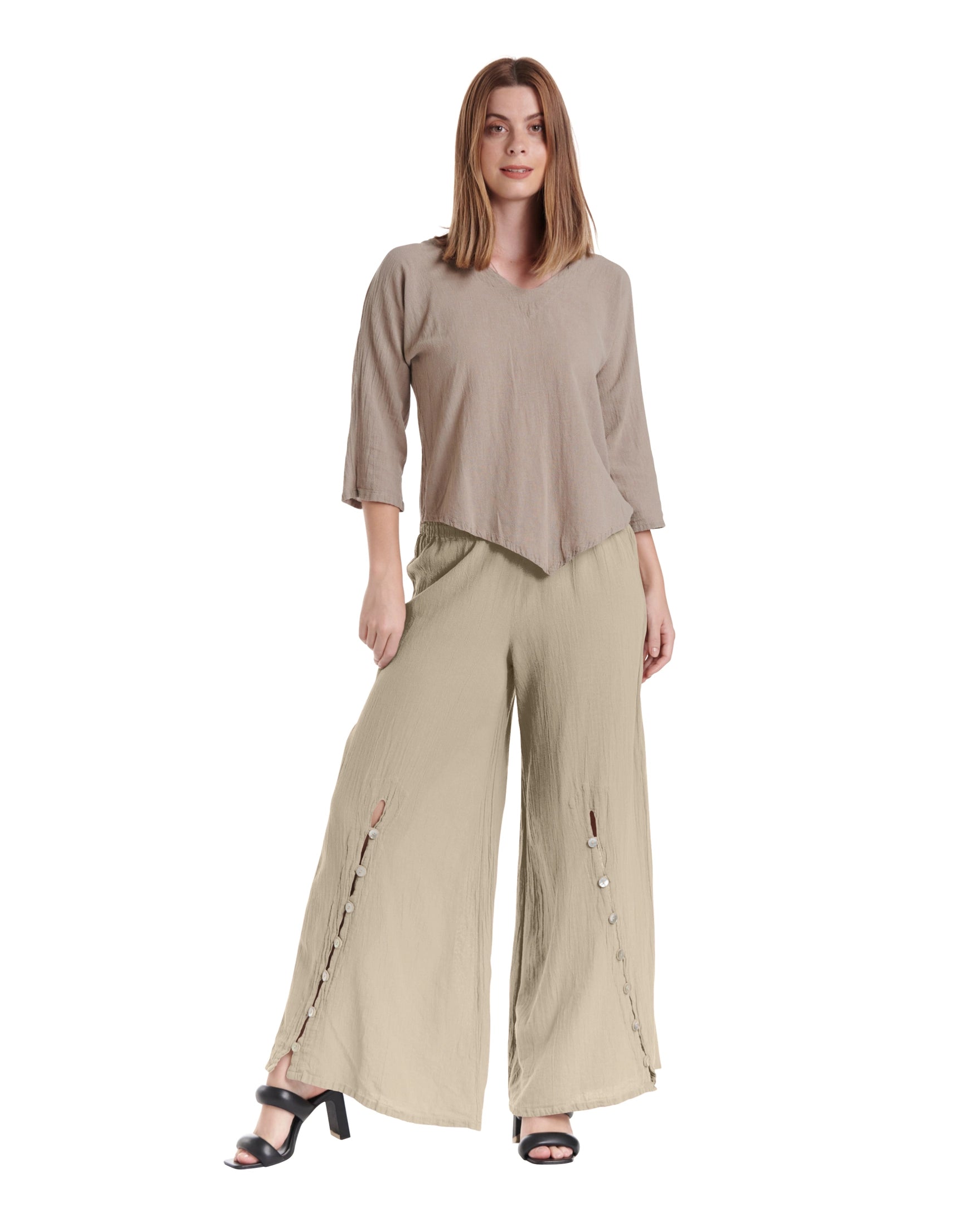 Dallas Cotton Gauze Pants-Oh My Gauze