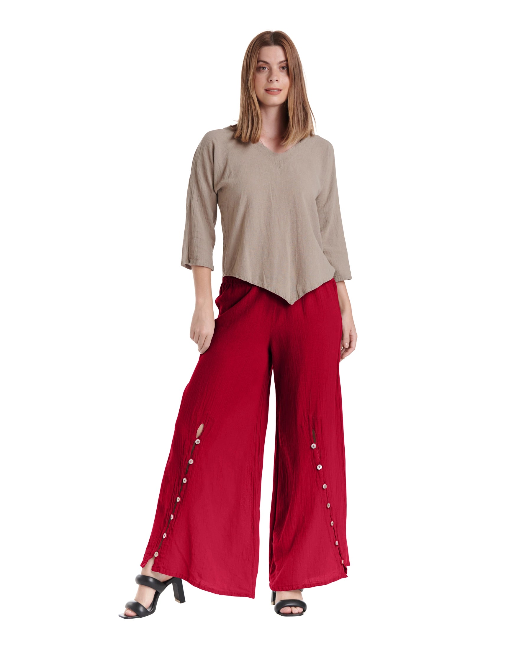 Dallas Cotton Gauze Pants-Oh My Gauze