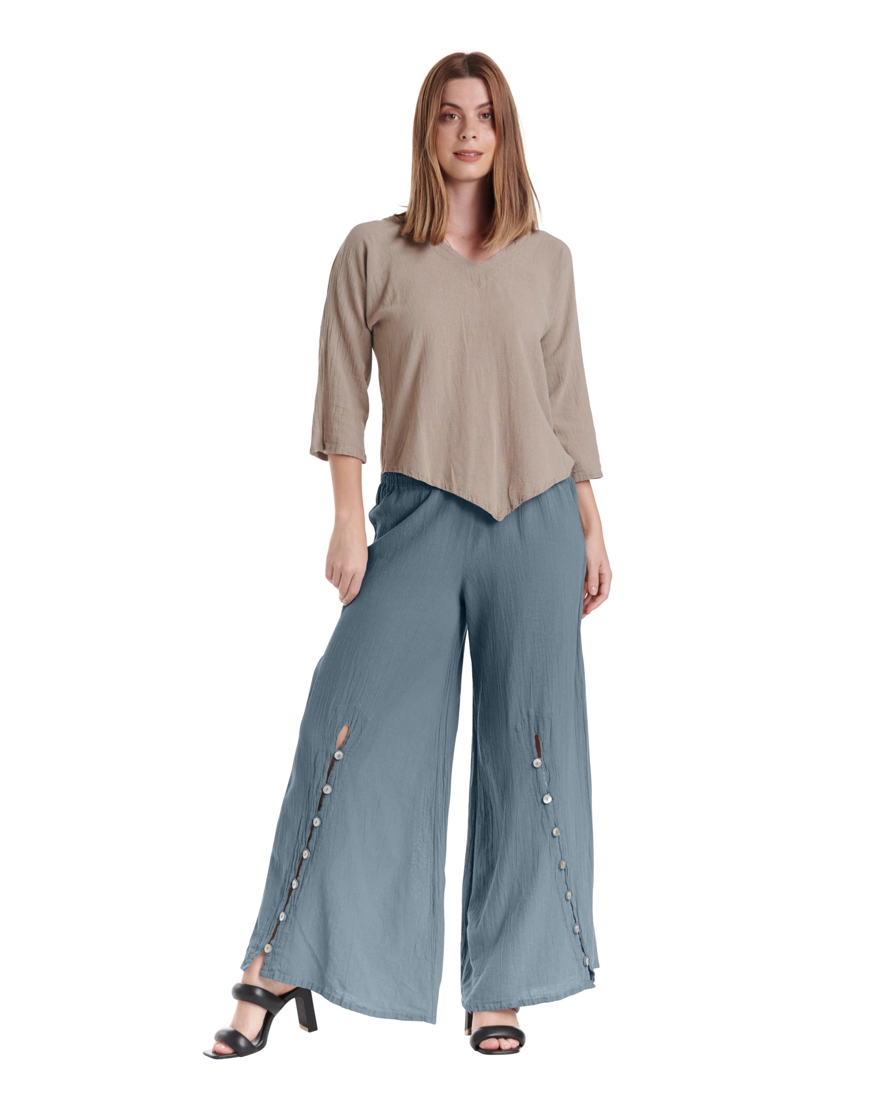 Dallas Cotton Gauze Pants-Oh My Gauze