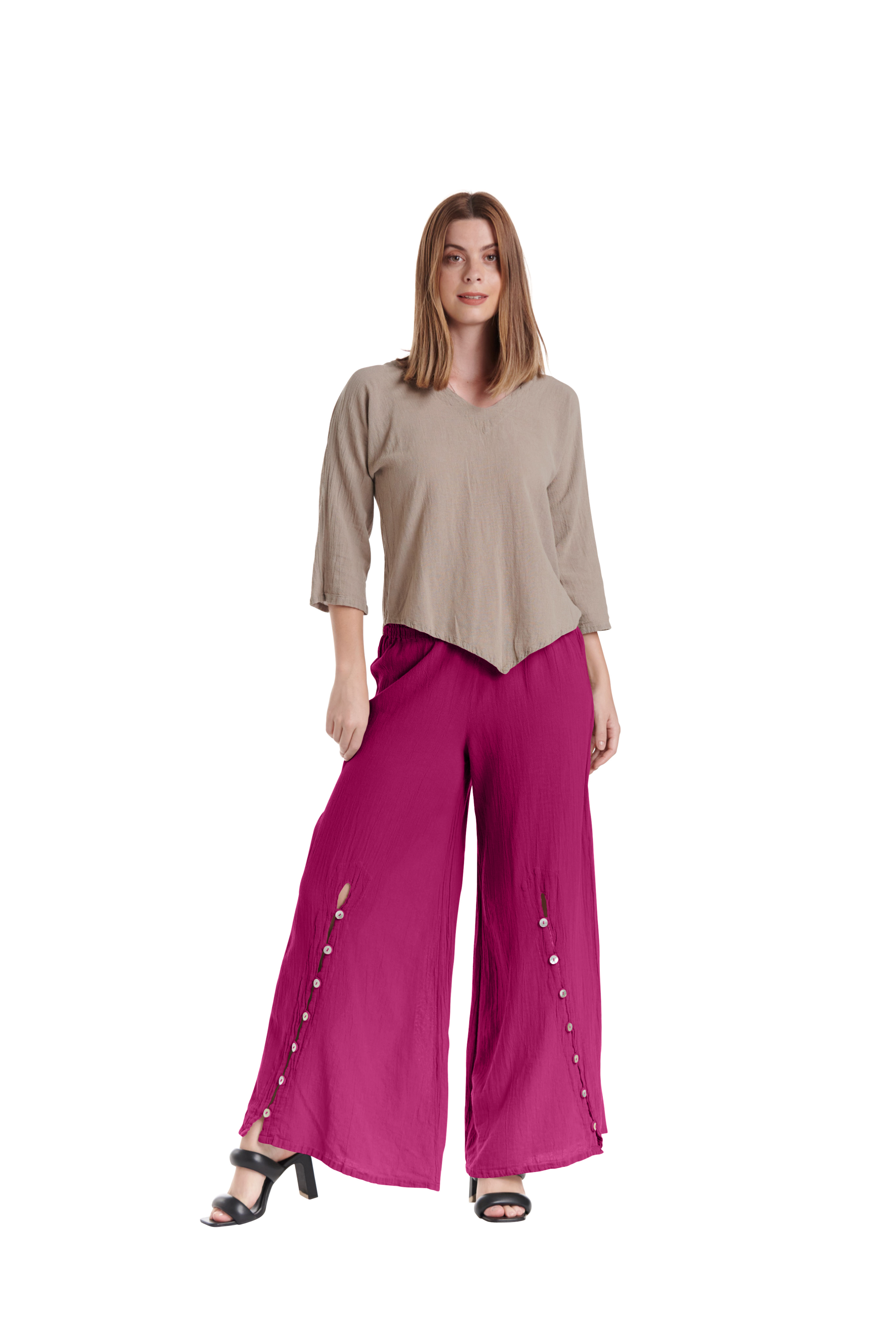 Dallas Cotton Gauze Pants-Oh My Gauze