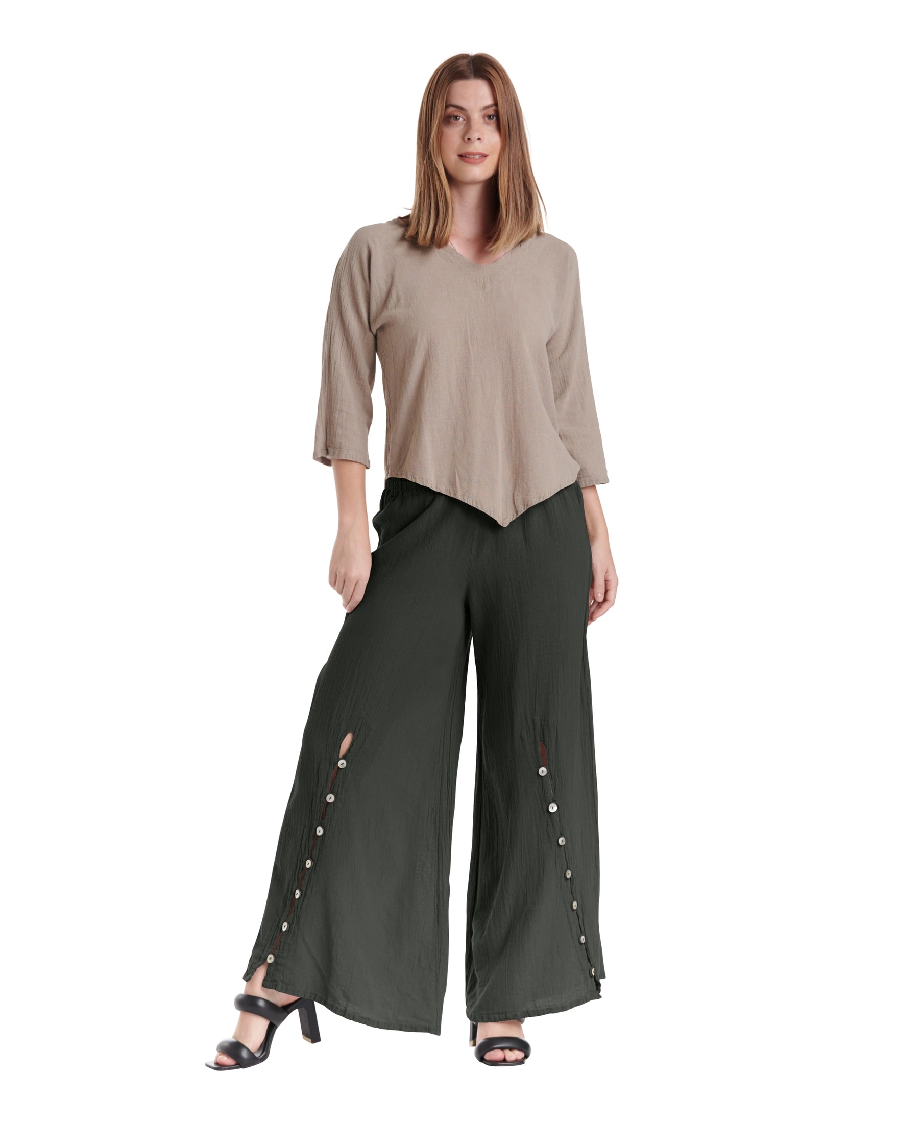 Dallas Cotton Gauze Pants-Oh My Gauze