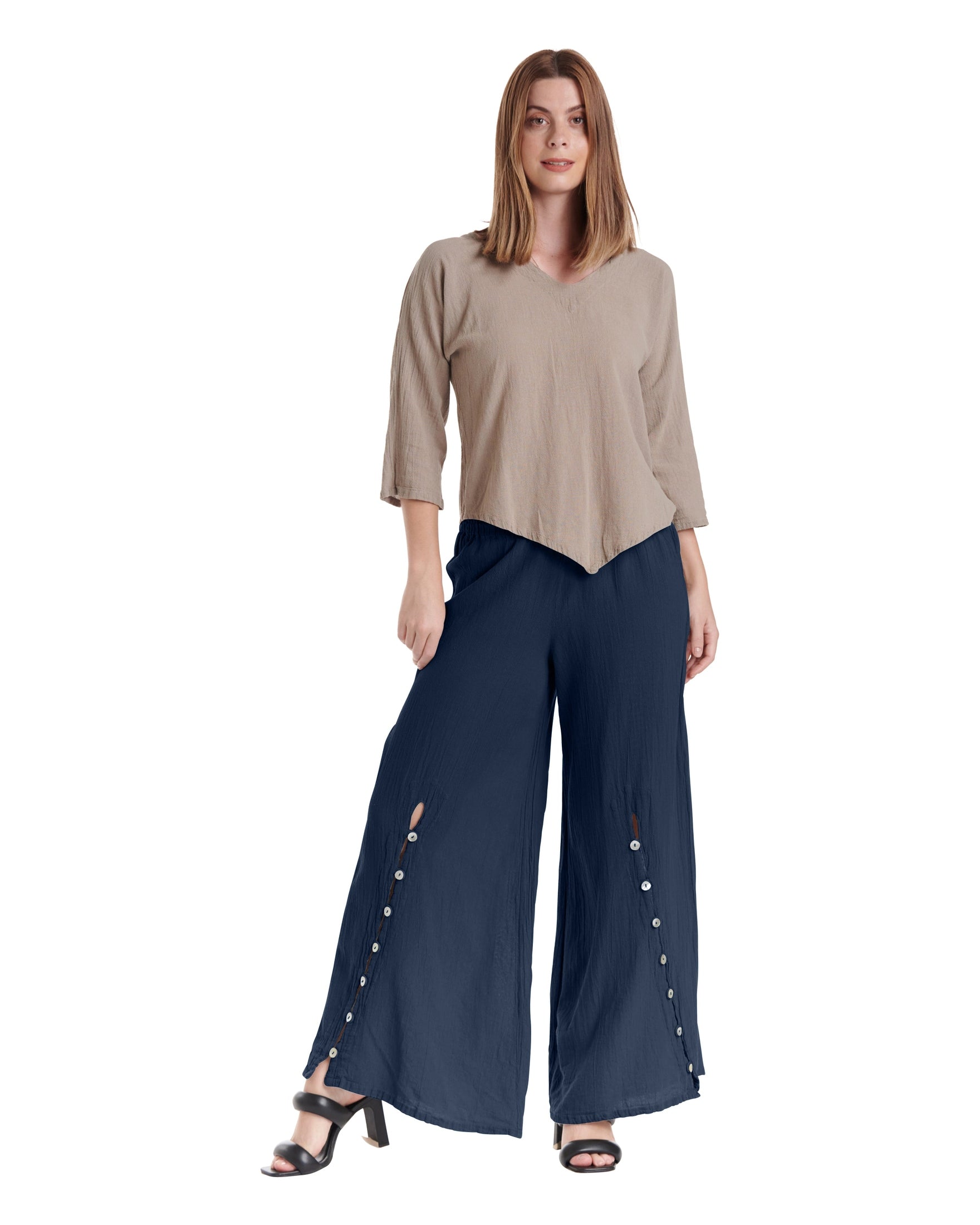 Dallas Cotton Gauze Pants-Oh My Gauze