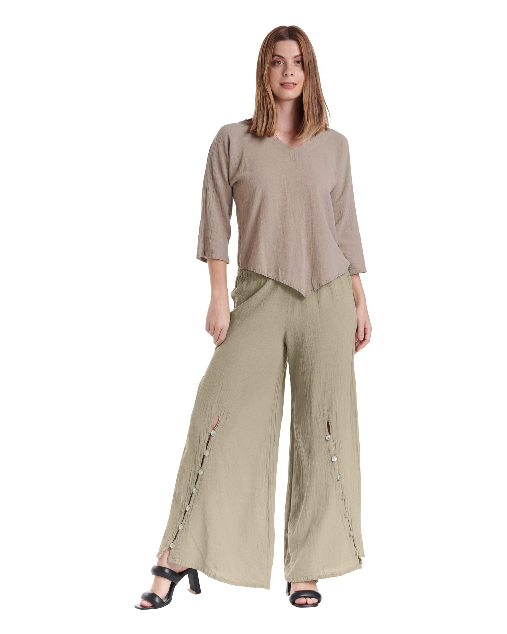 Dallas Cotton Gauze Pants-Oh My Gauze