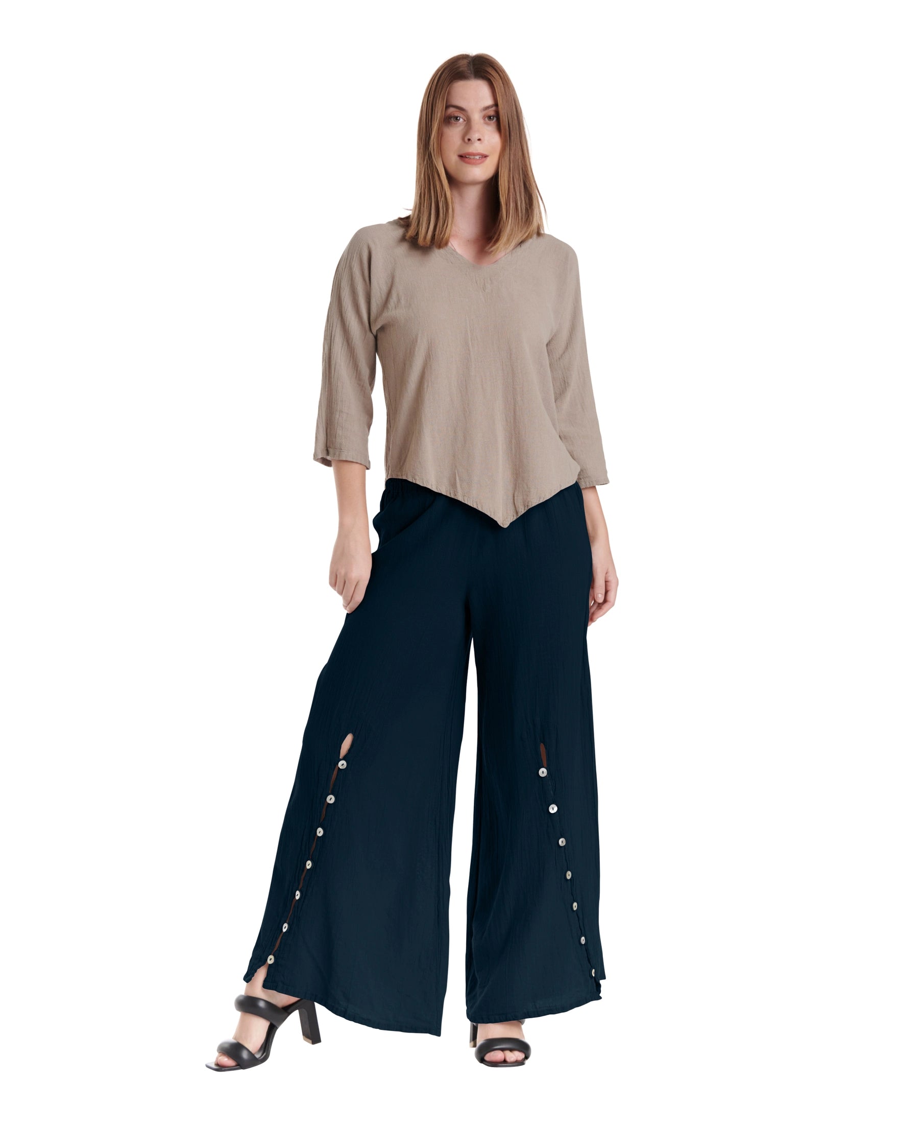 Dallas Cotton Gauze Pants-Oh My Gauze