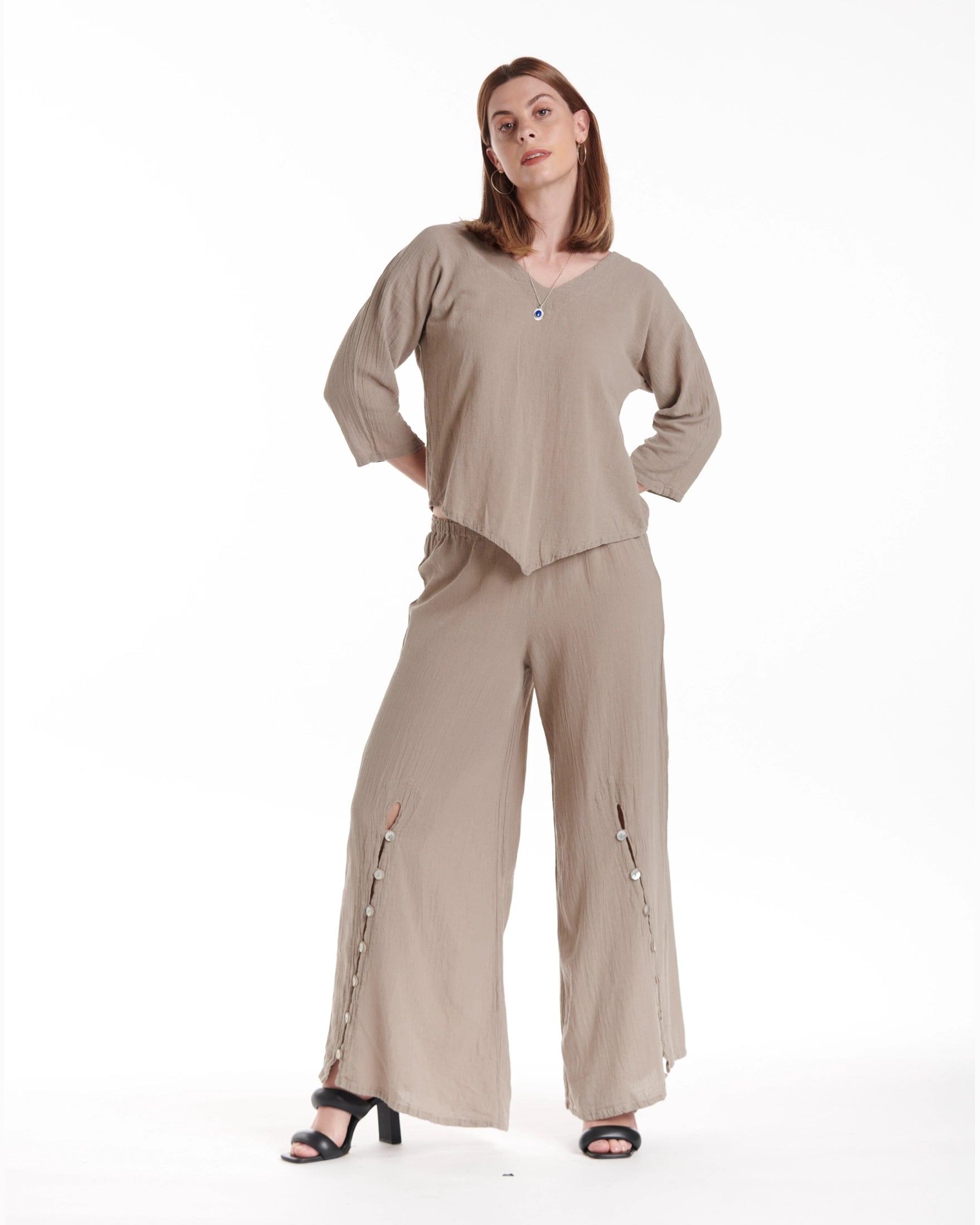Dallas Cotton Gauze Pants-Oh My Gauze