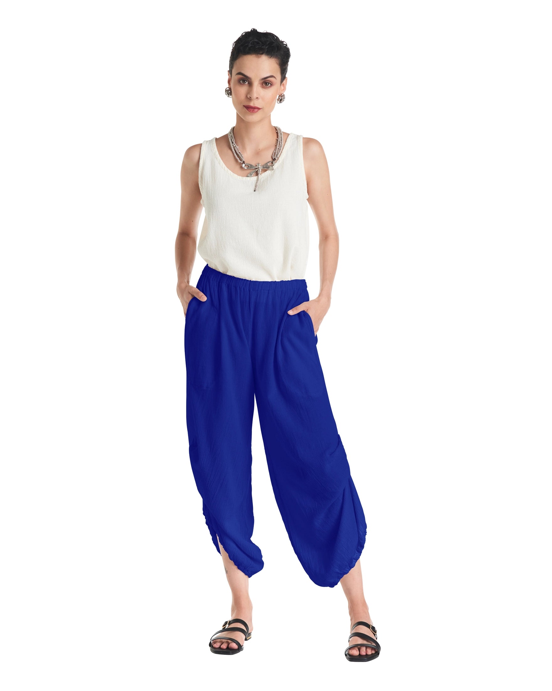 Dash Cotton Gauze Pants-Oh My Gauze