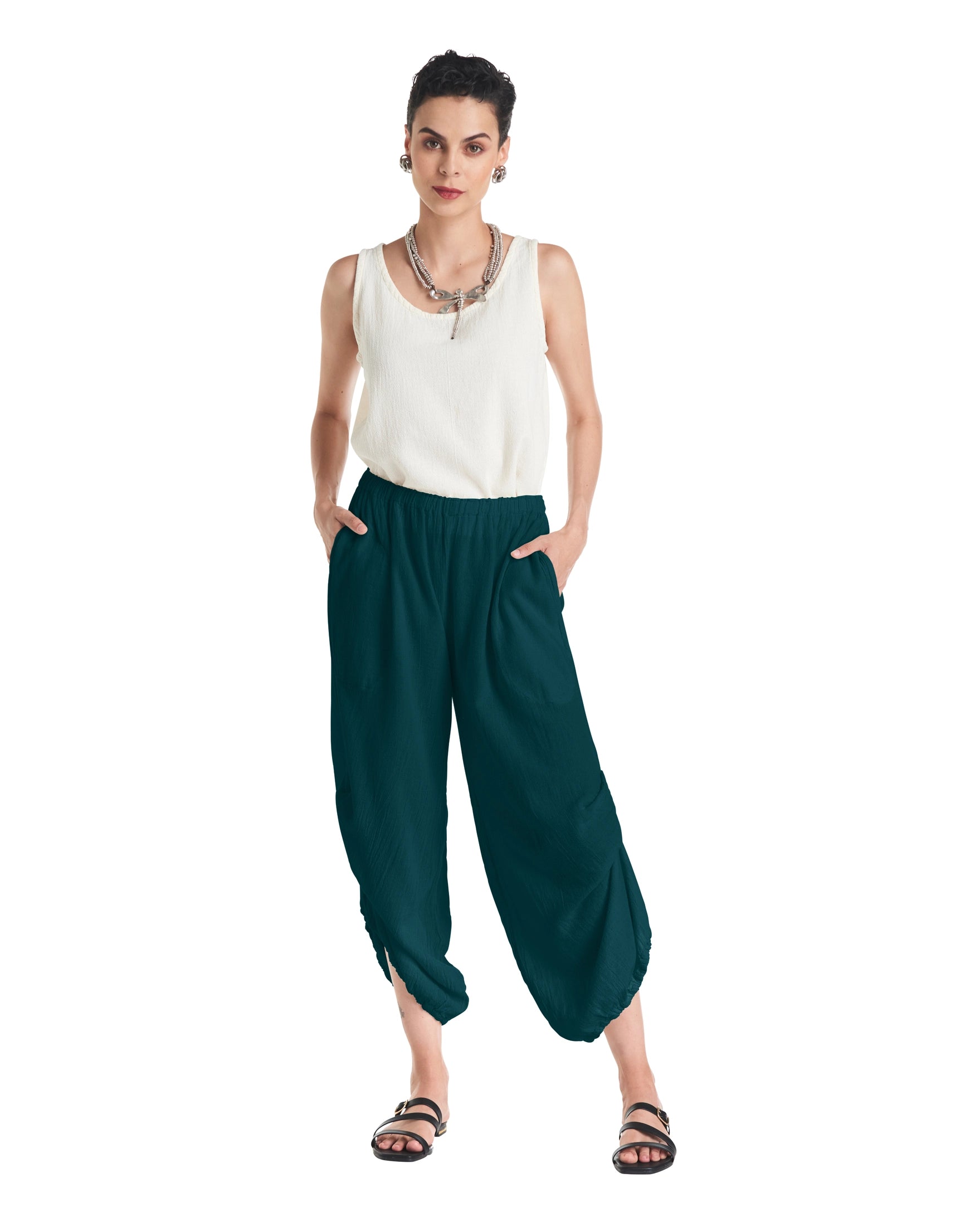 Dash Cotton Gauze Pants-Oh My Gauze