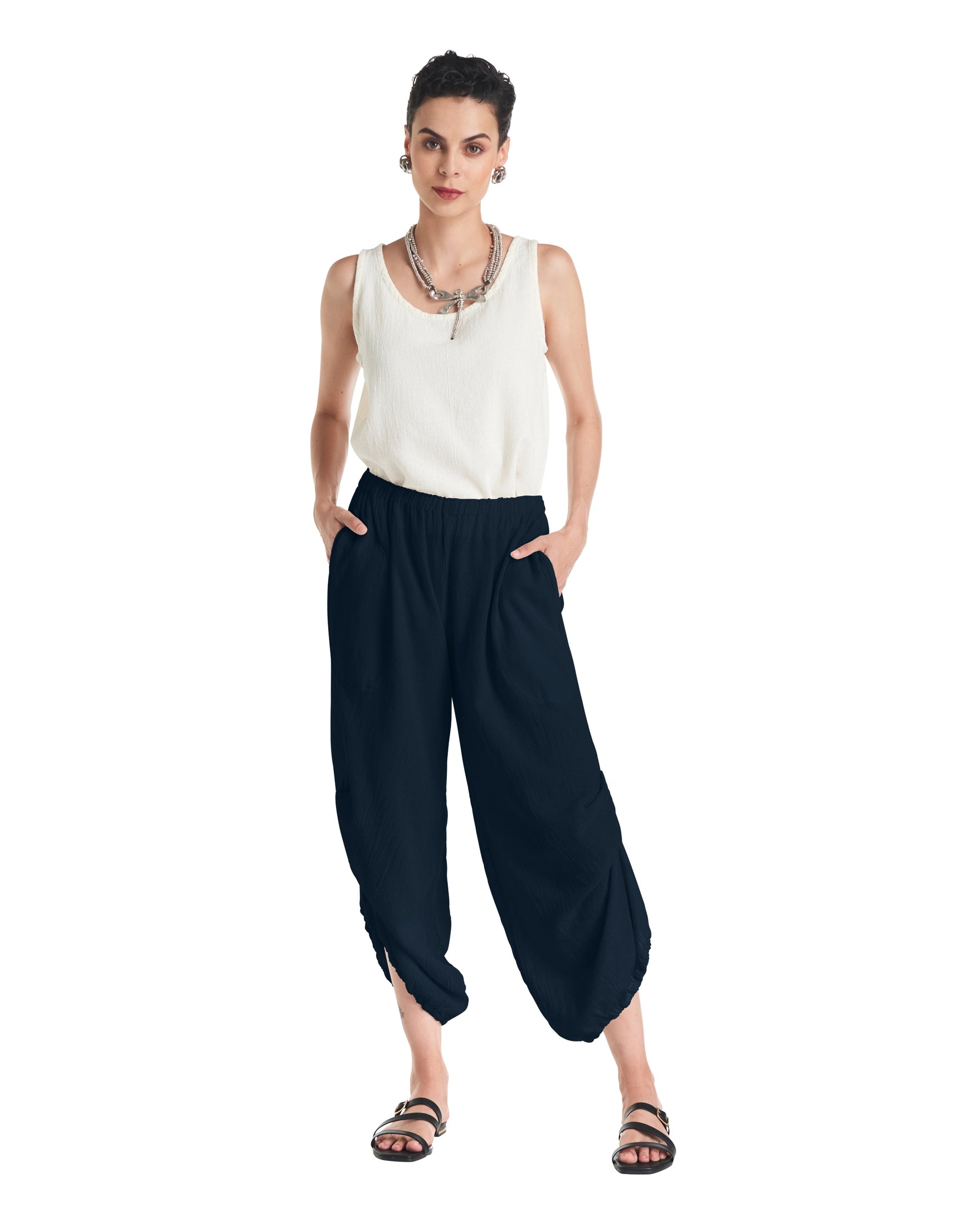 Dash Cotton Gauze Pants-Oh My Gauze