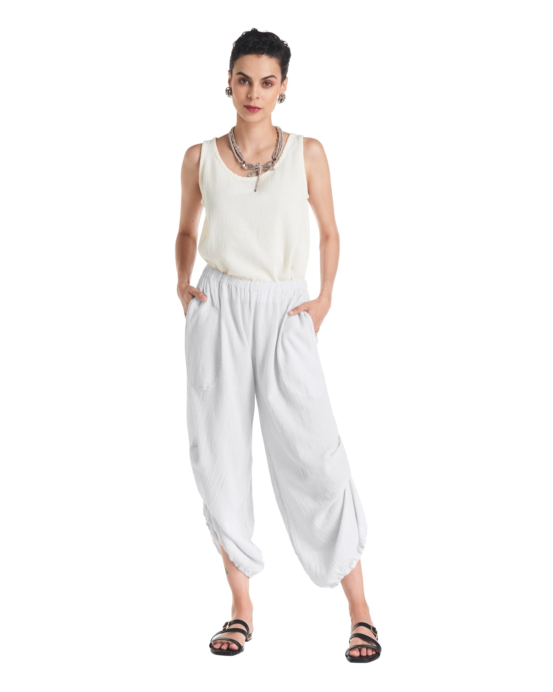 Dash Cotton Gauze Pants-Oh My Gauze