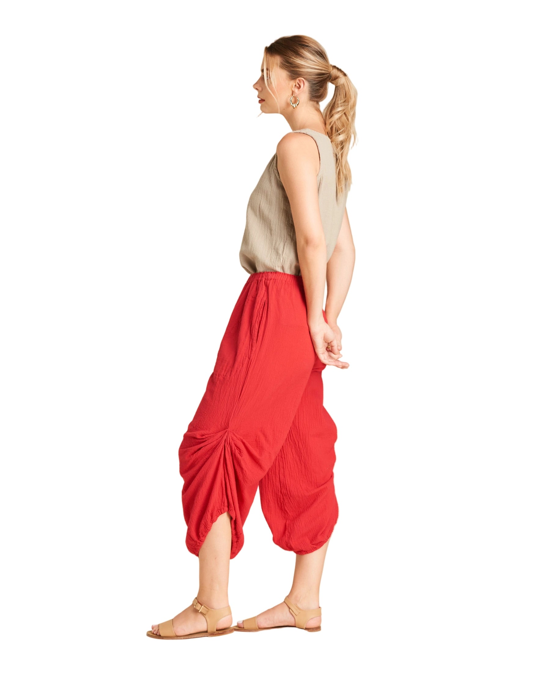 Dash Cotton Gauze Pants-Oh My Gauze