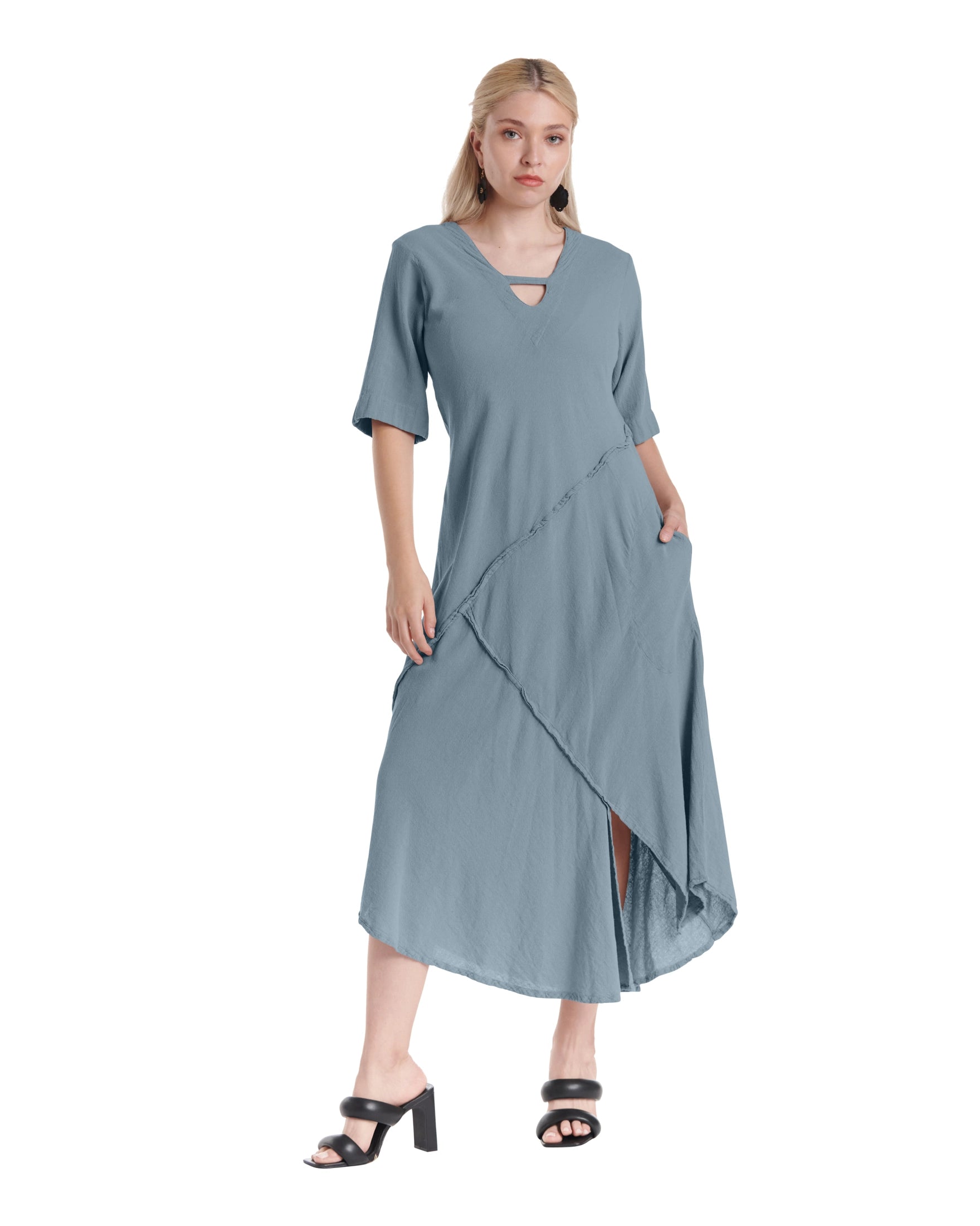 Dazzle Cotton Gauze Dress – New Arrival-Oh My Gauze